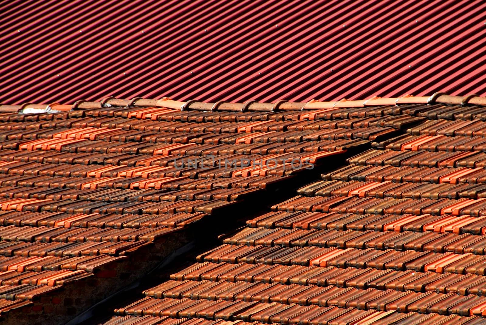 roofs of the old Milan