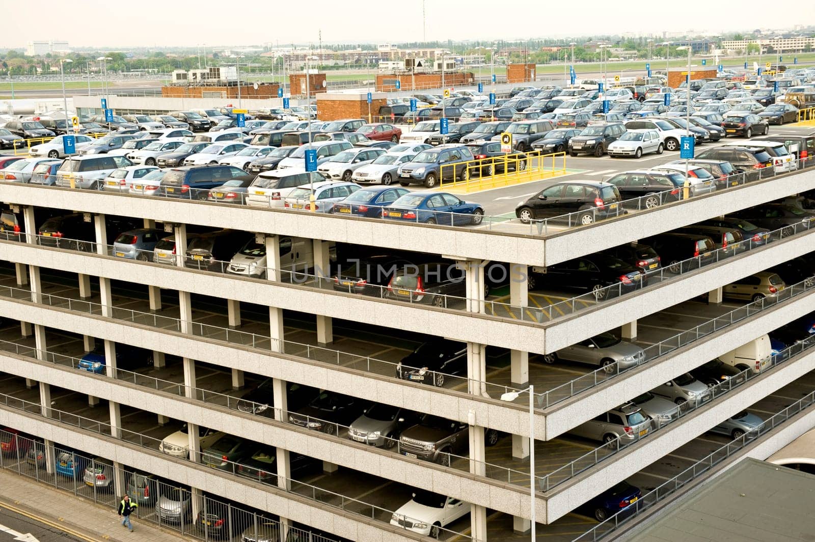 London Heathrow airport parking taken on April 2011