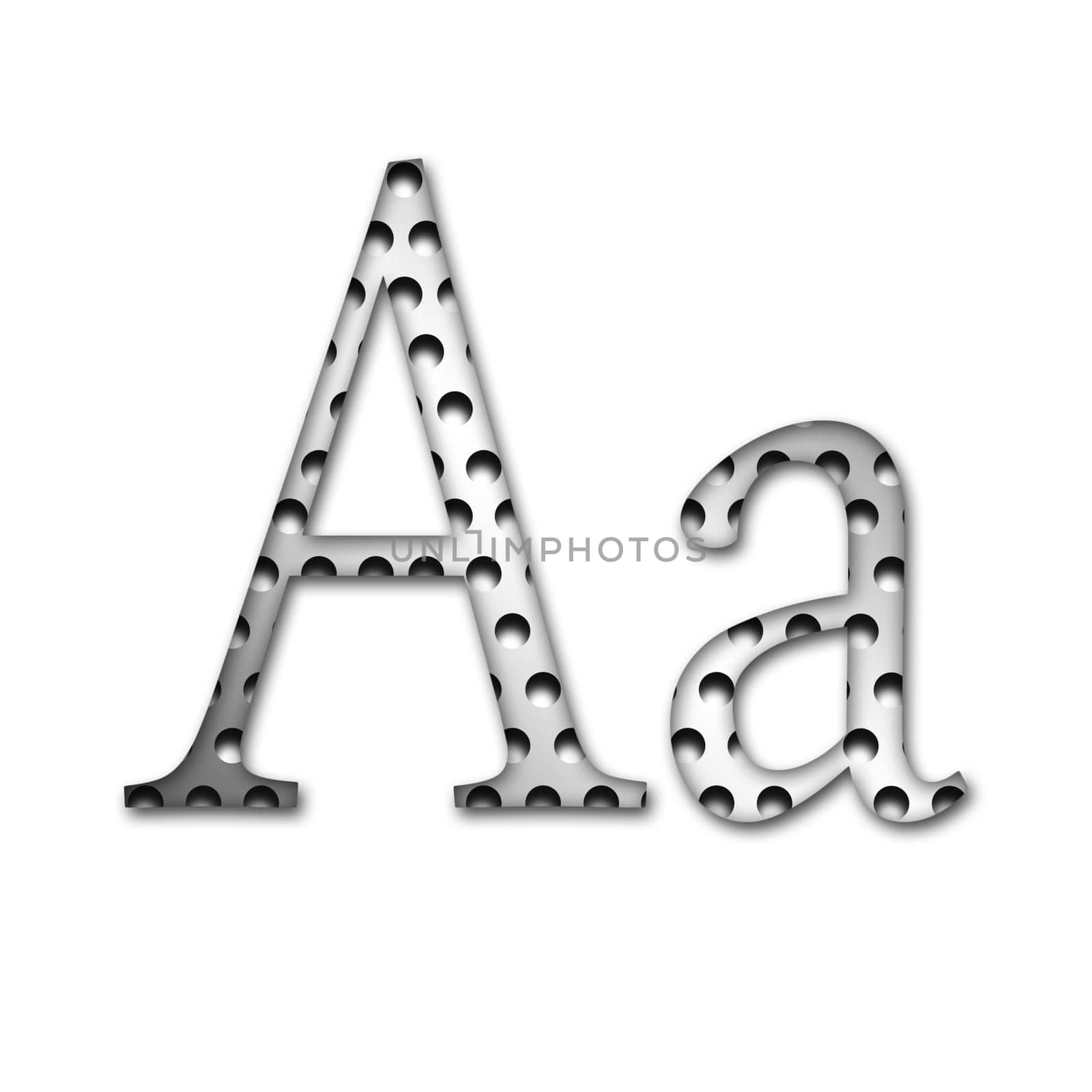 Metal Letter A