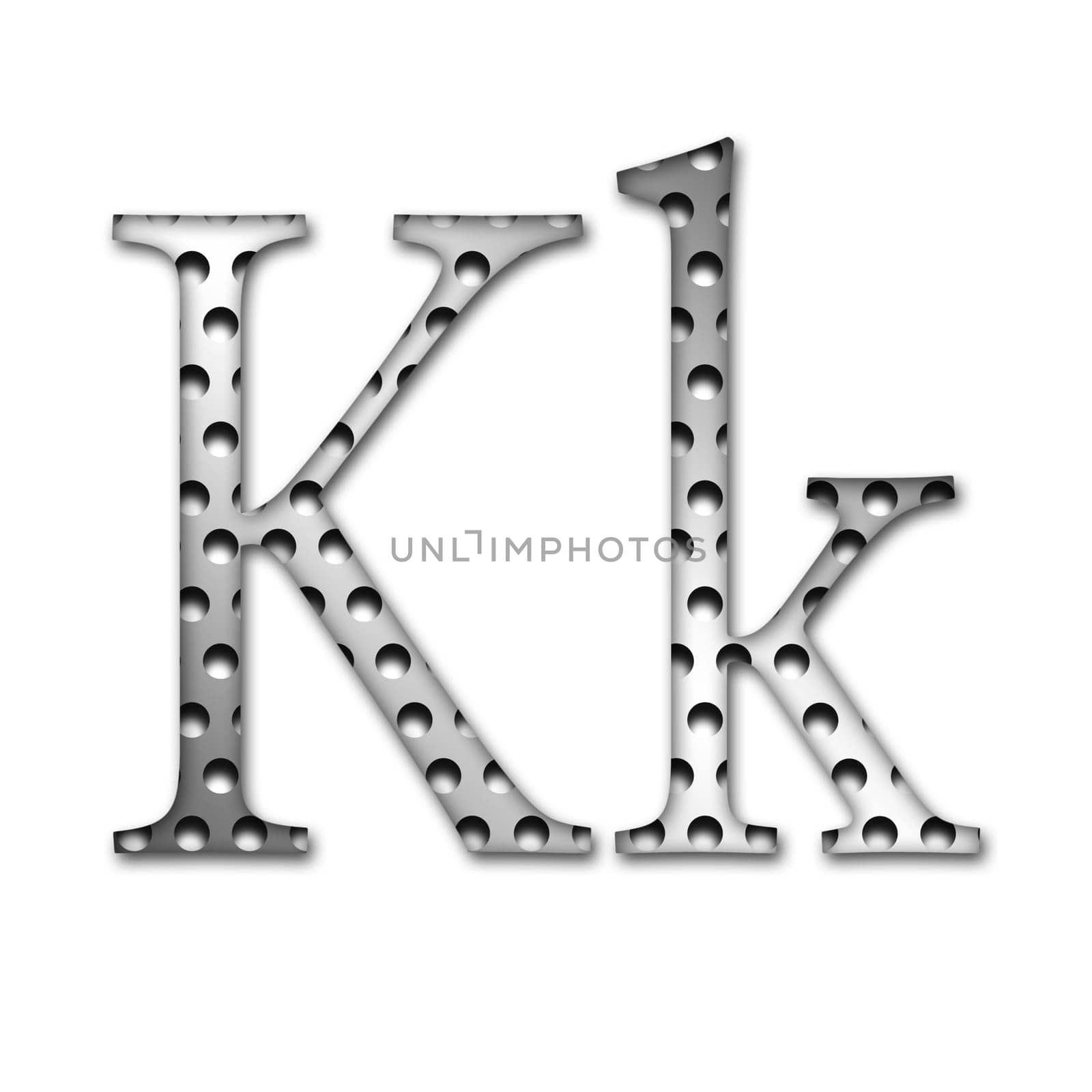 Metal Letter K