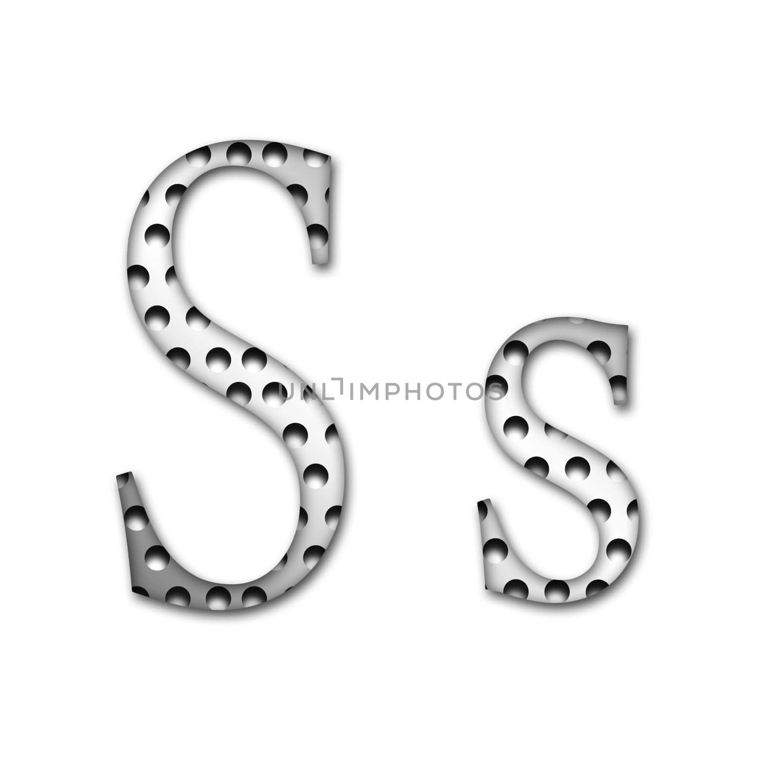 Metal Letter S