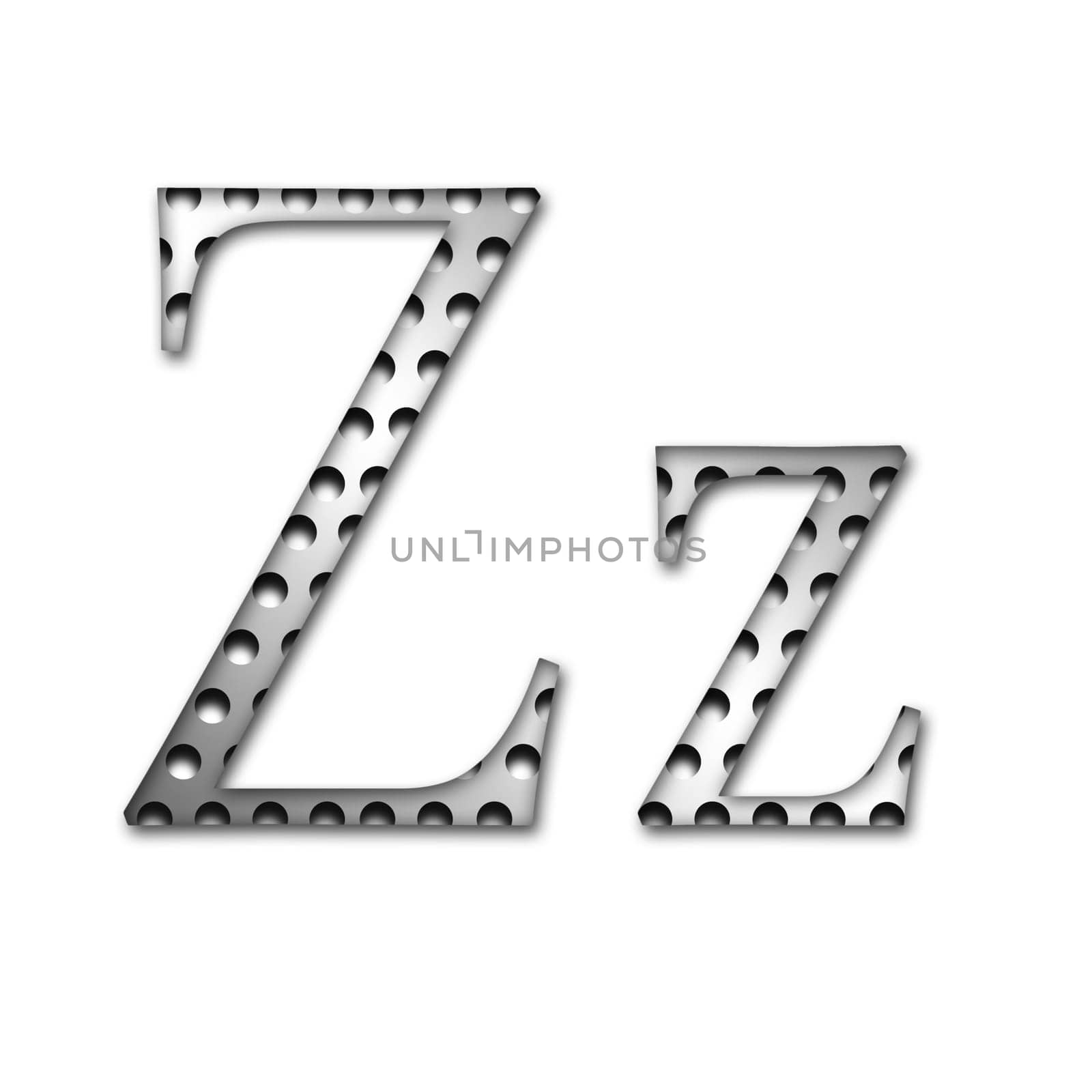 Metal Letter Z