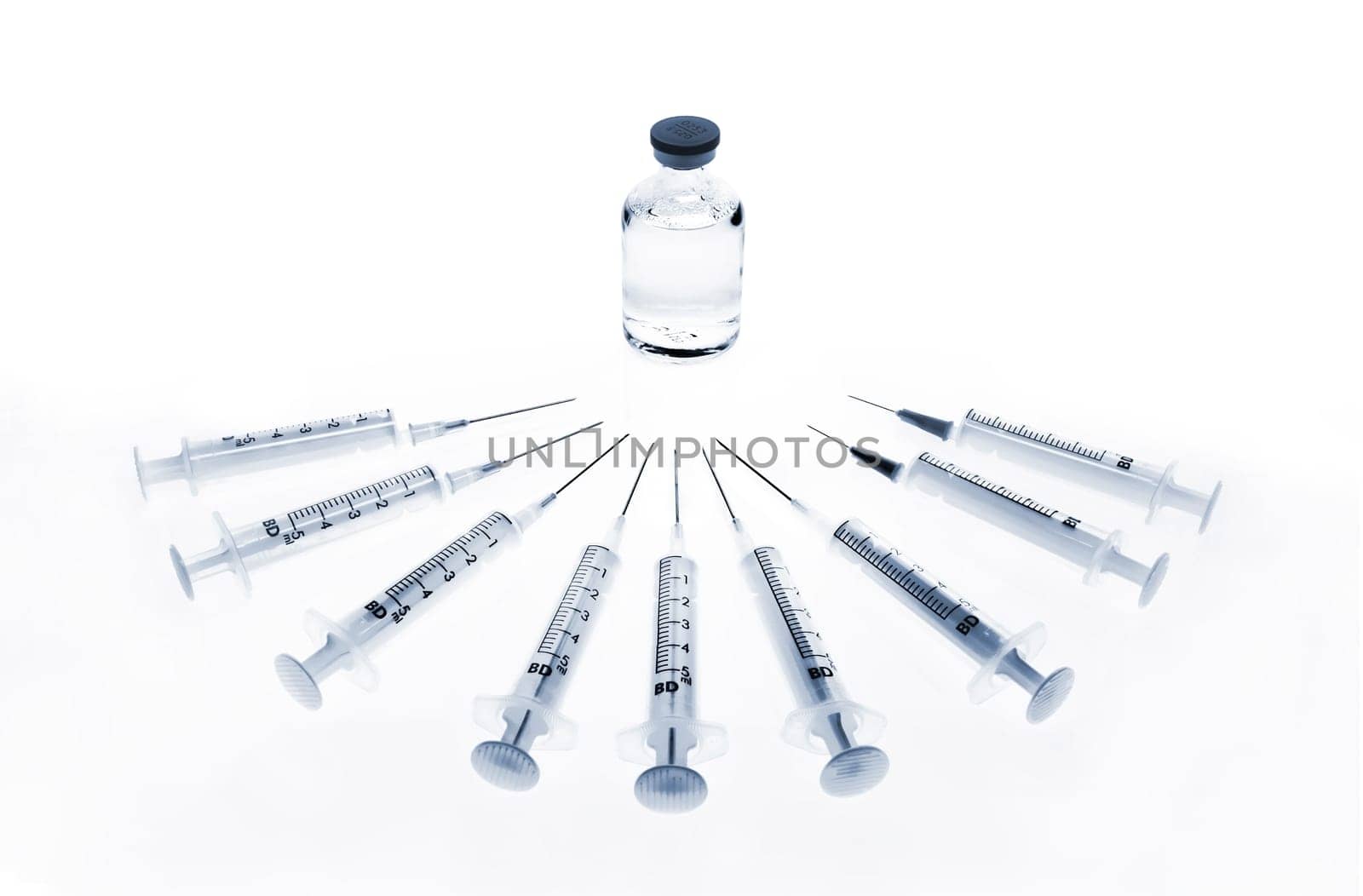 Set of syringes