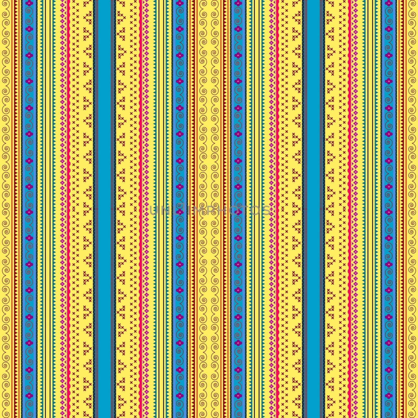Ukrainian ethnic seamless pattern, graphic illustration