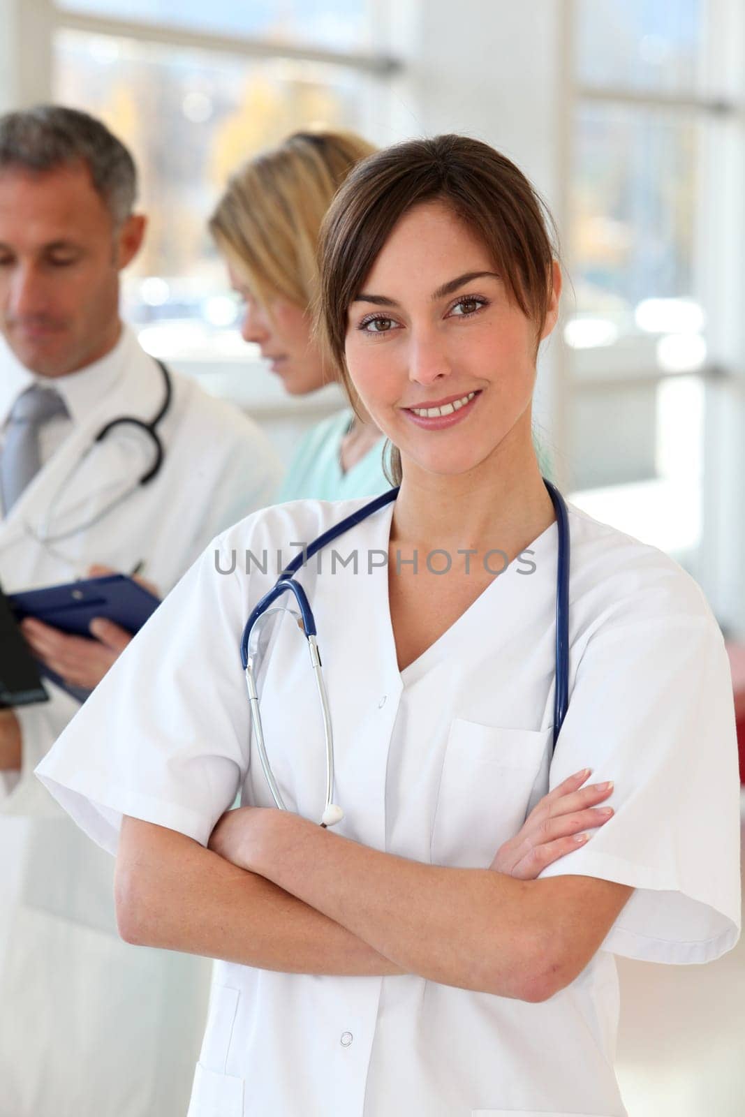 Portrait of beautiful young nurse