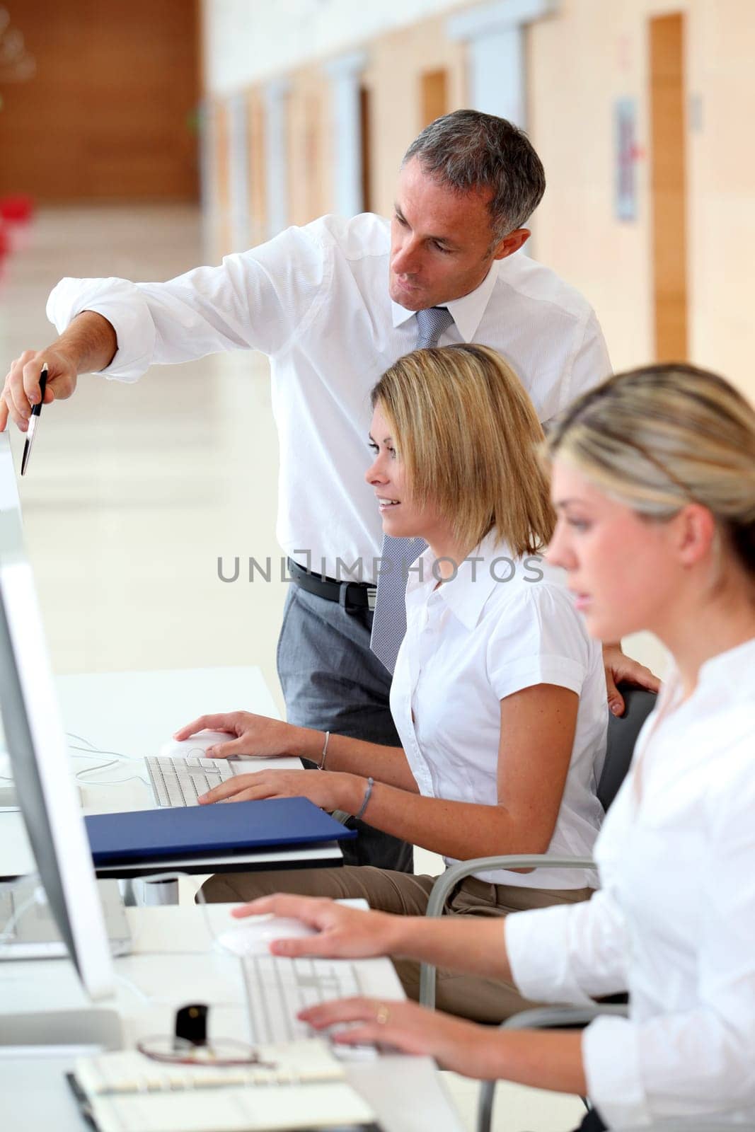 Business people working in the office