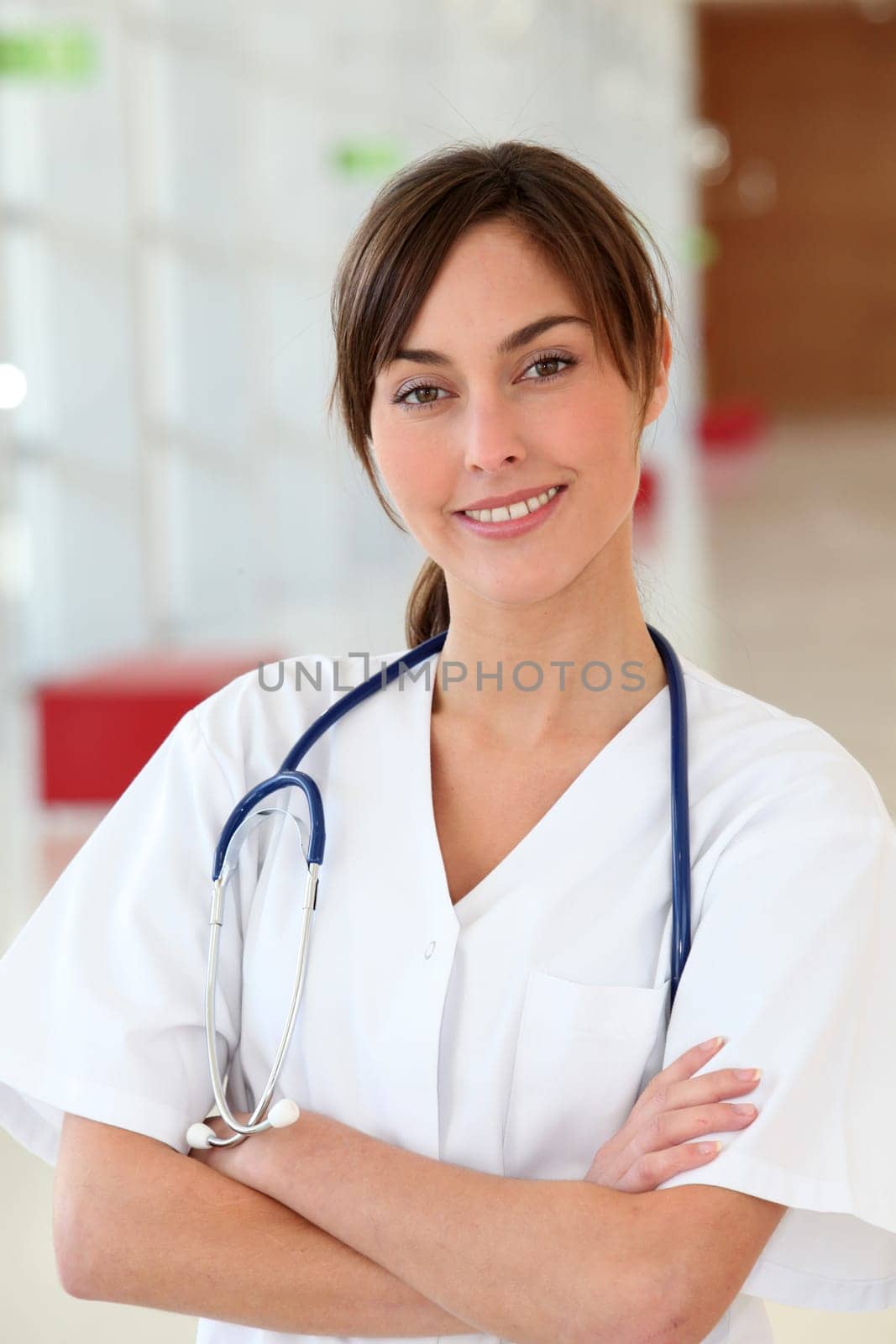 Portrait of beautiful young nurse