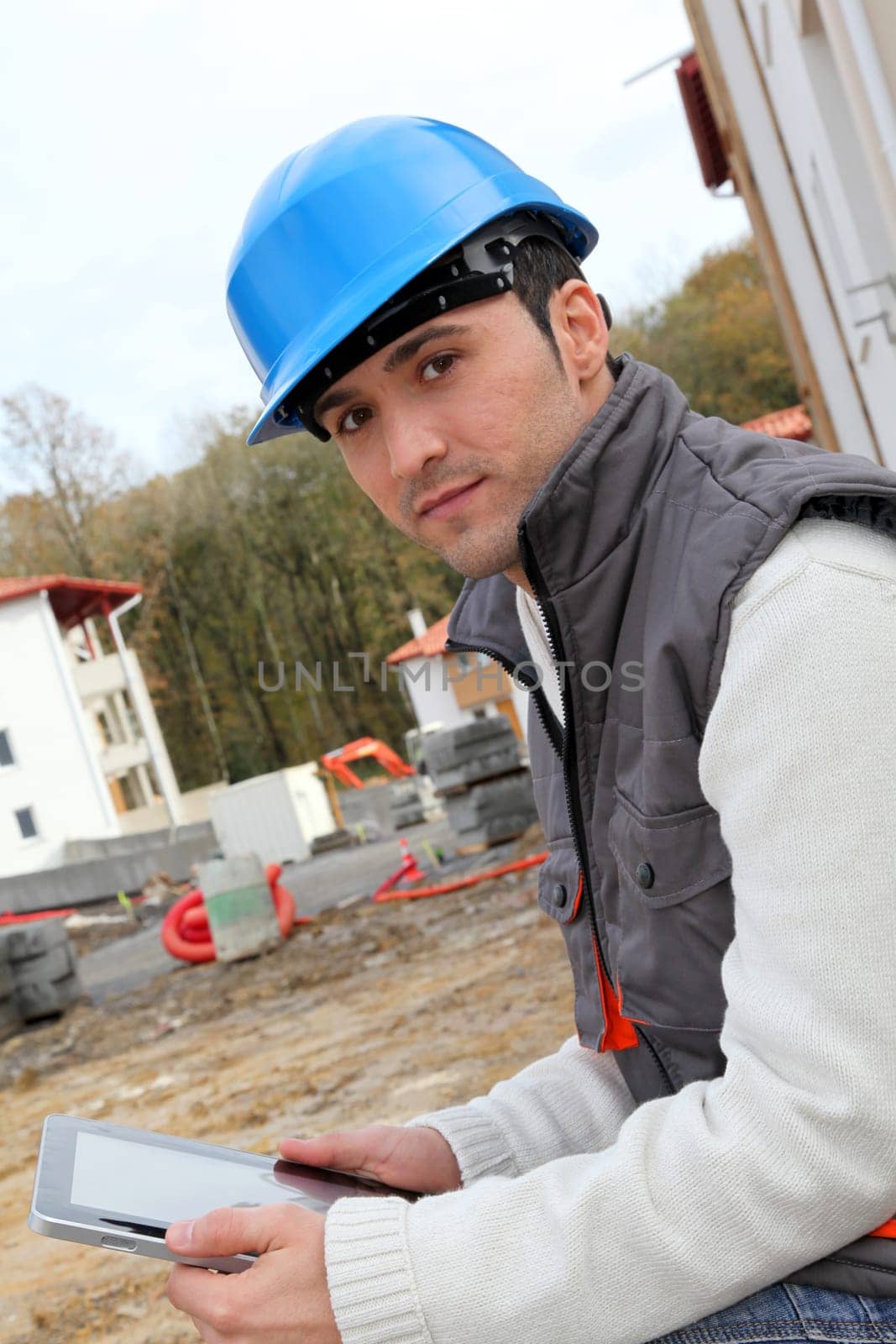 Supervisor on construction site