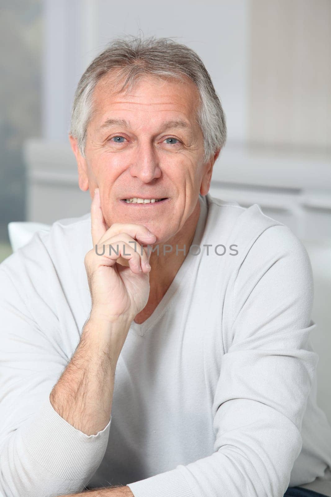 Portrait of smiling senior man