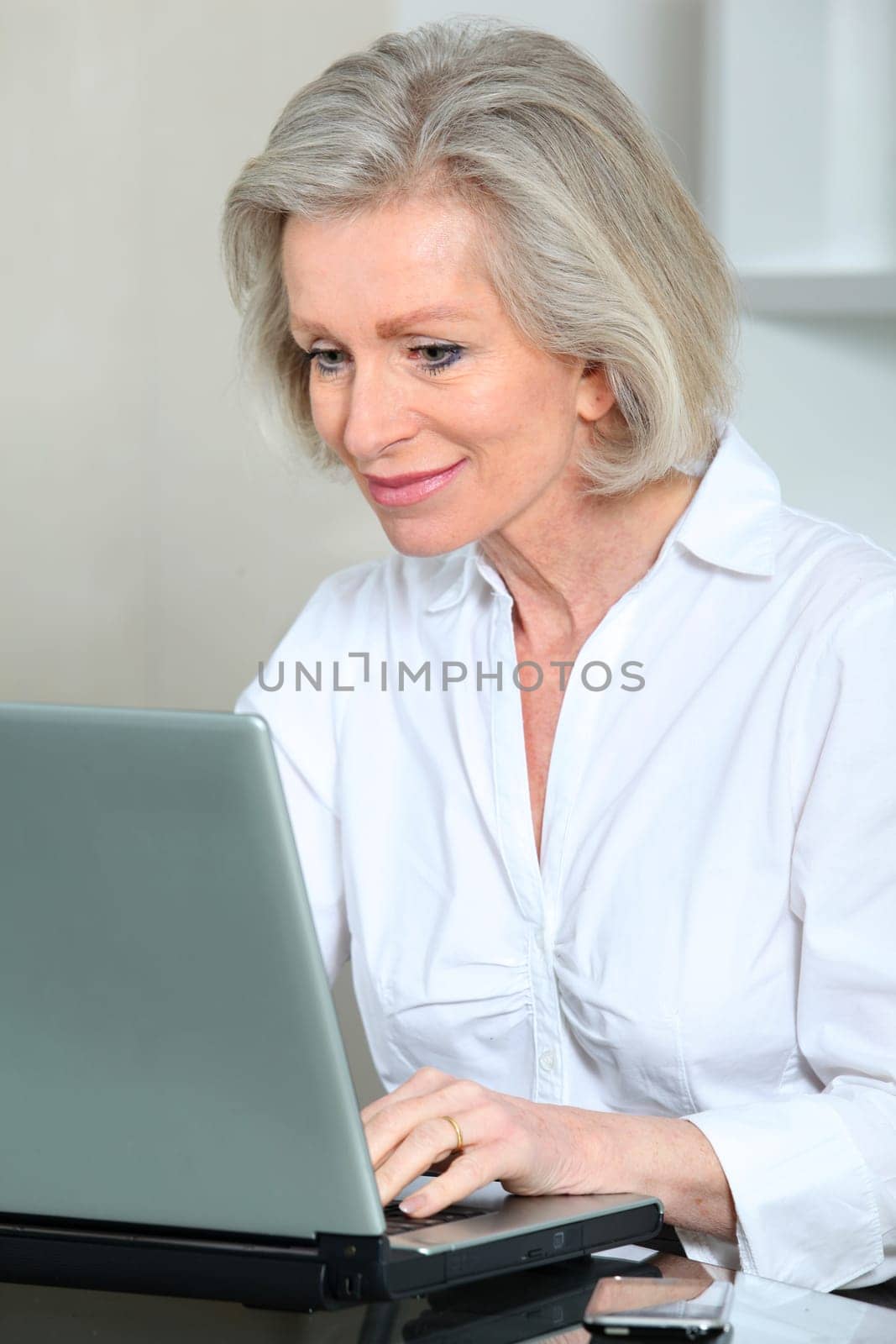 Senior businesswoman in the office