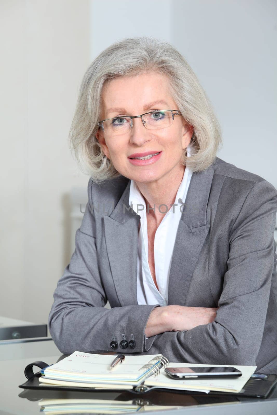 Portrait of senior businesswoman in office