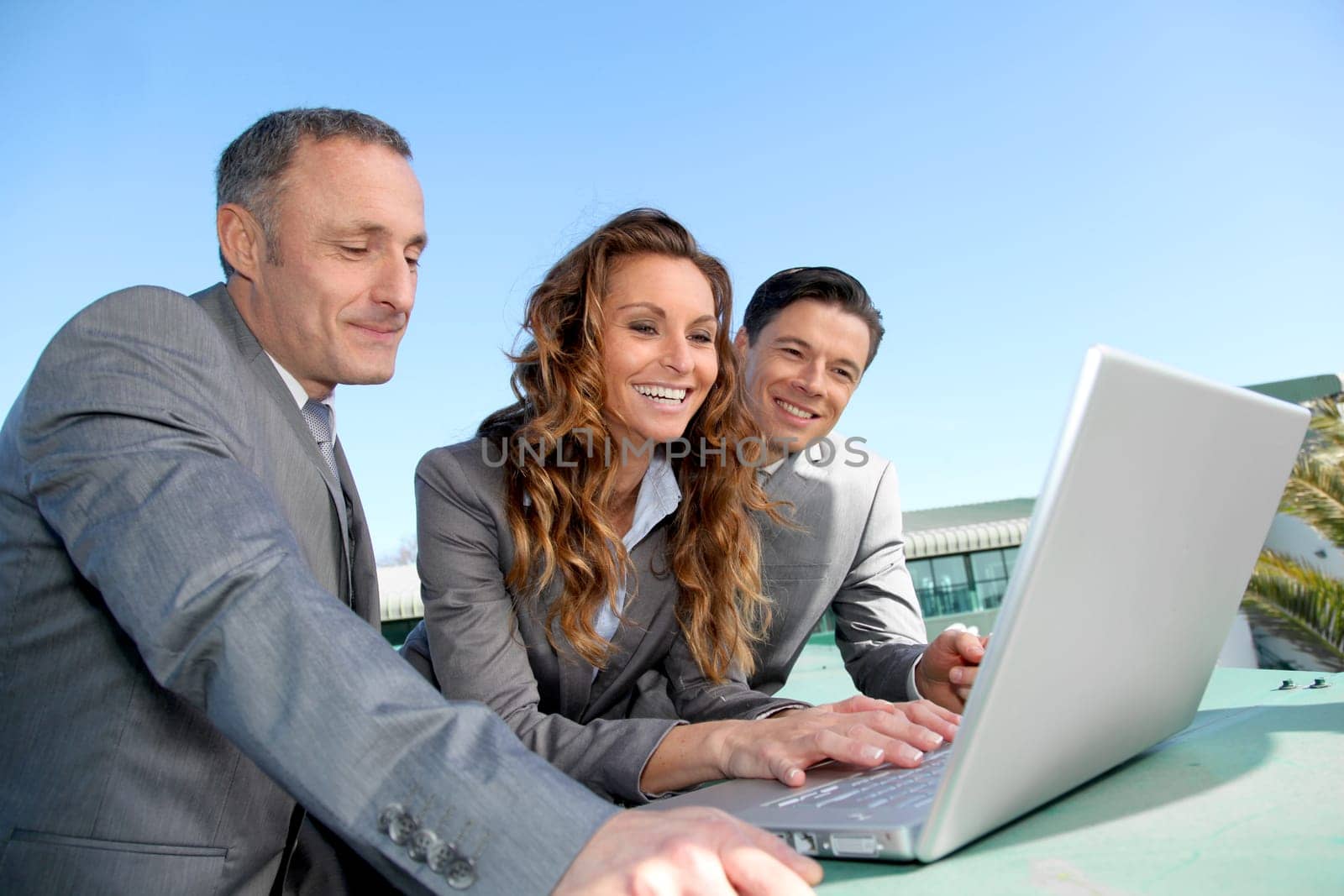 Workteam during a business travel meeting