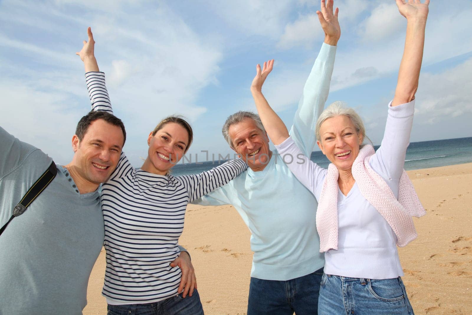 Family vacation at the beach