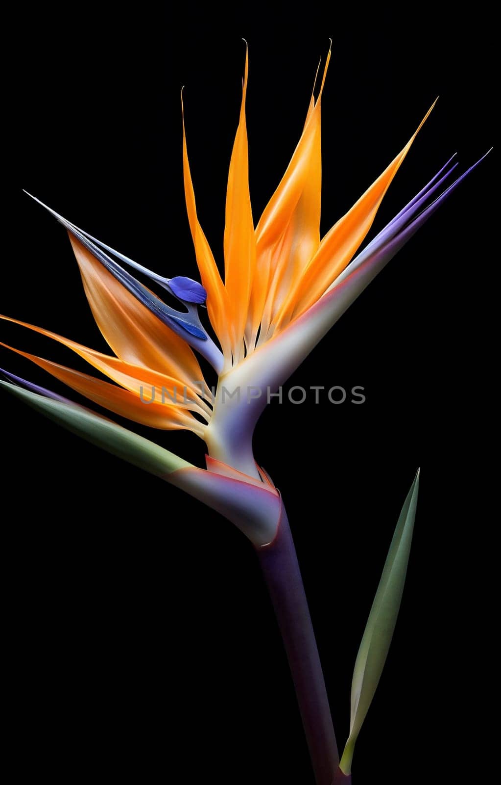 Flower blue strelitzia gardening orange floral bird plant botany green paradise nature exotic blossom tropic beauty bloom flora