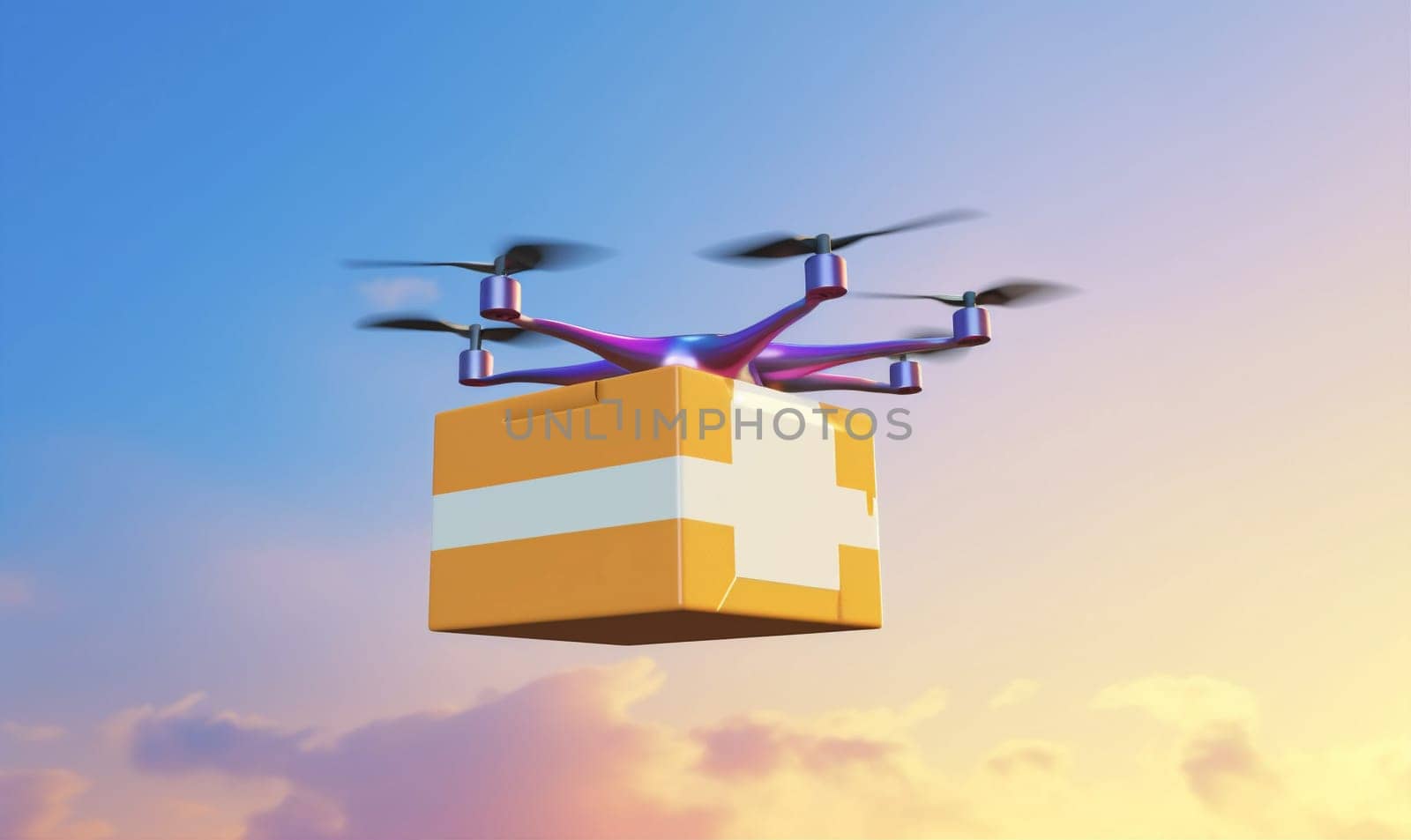 shipping smart technology sky cargo helicopter drone air business aircraft speed blue delivery transportation remote fly post fast industry distribution. Generative AI.