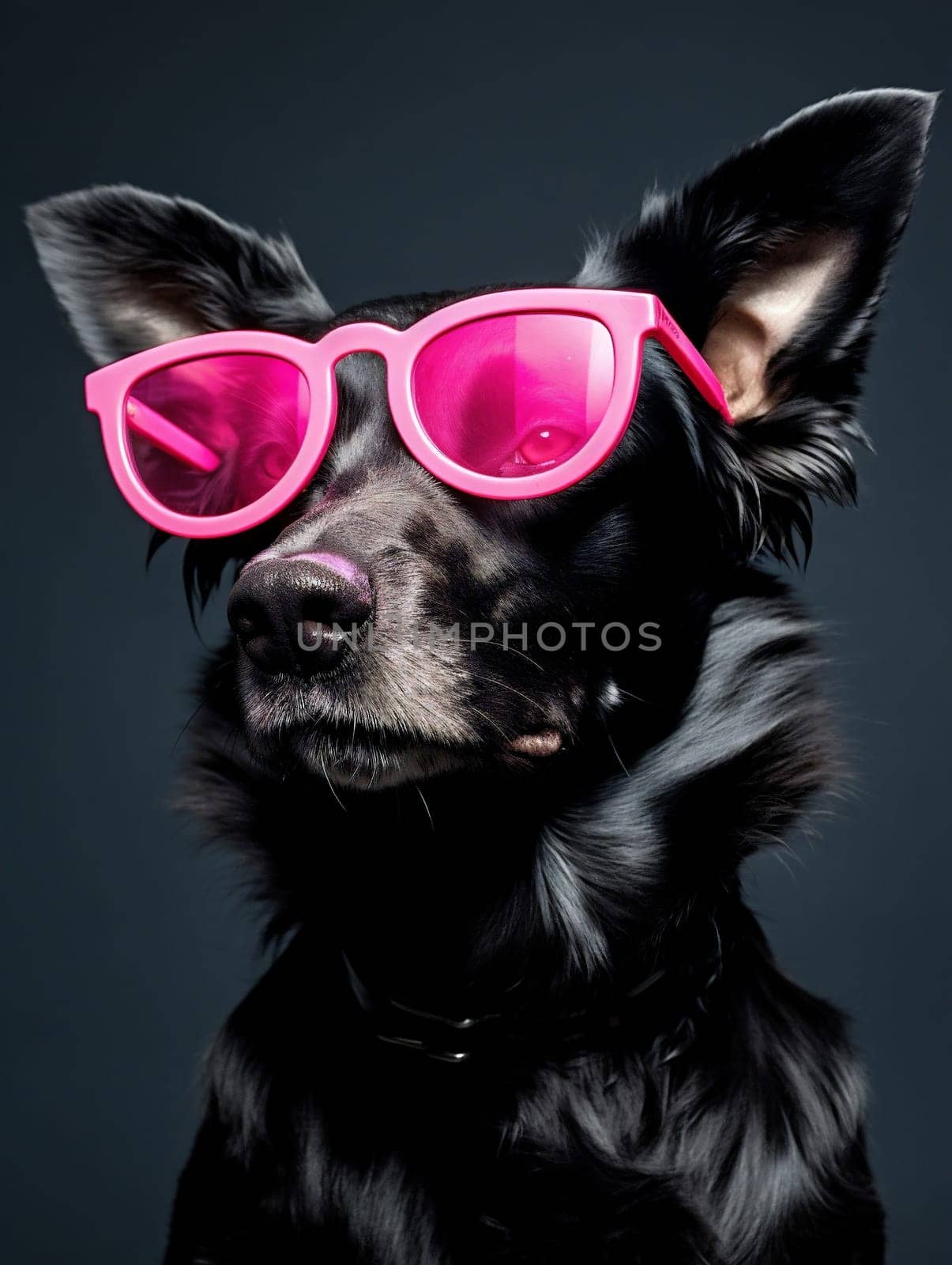 Sunglasses dog funny animal pet portrait glasses puppy cute happy by Vichizh
