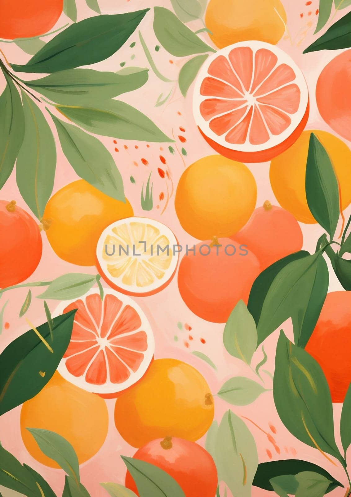 Sweet nature wallpaper healthy design orange vegetarian texture food background pattern seamless fresh leaves summer fruit citrus tropical juicy organic