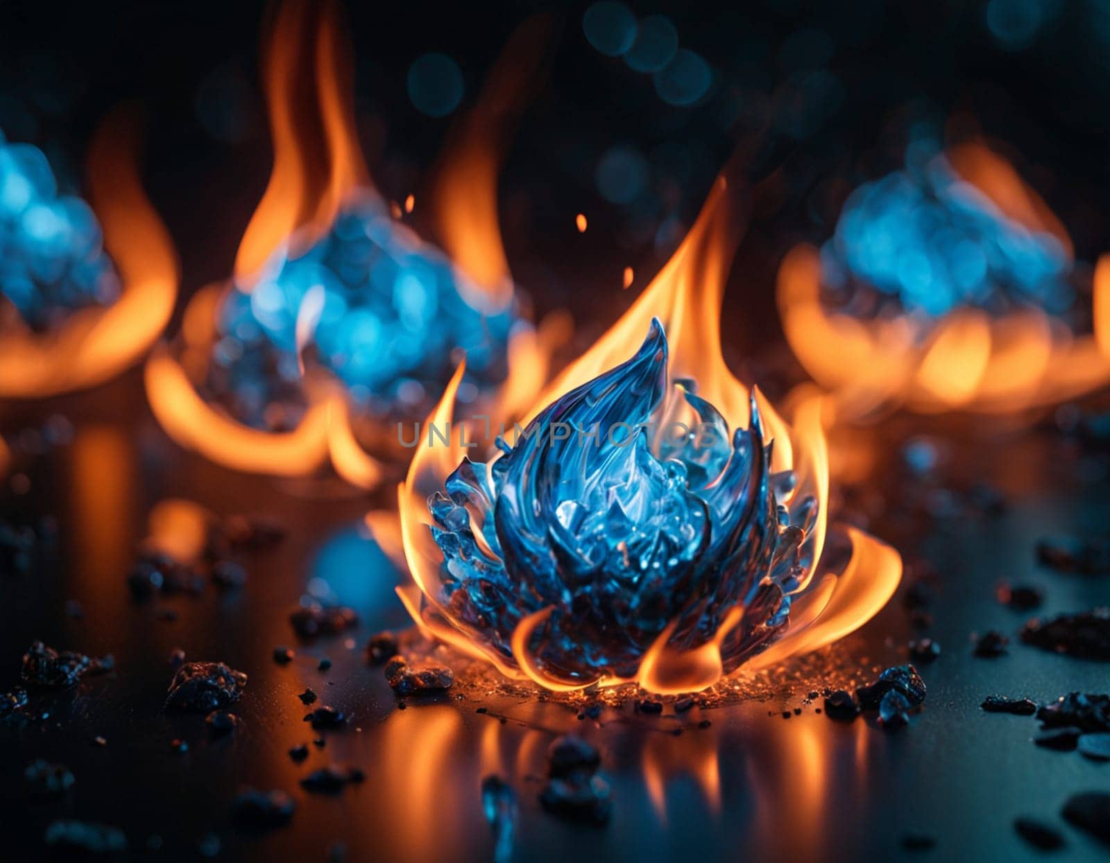 Magic Flower on fire by NeuroSky