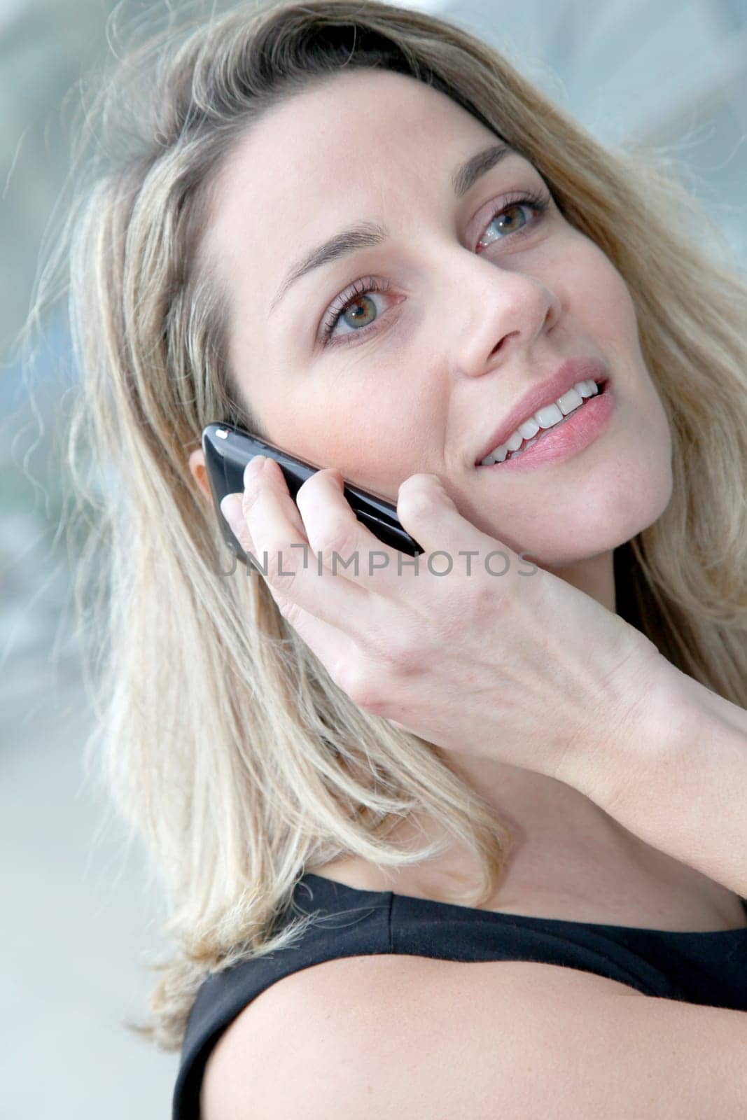 Businesswoman talking on the phone