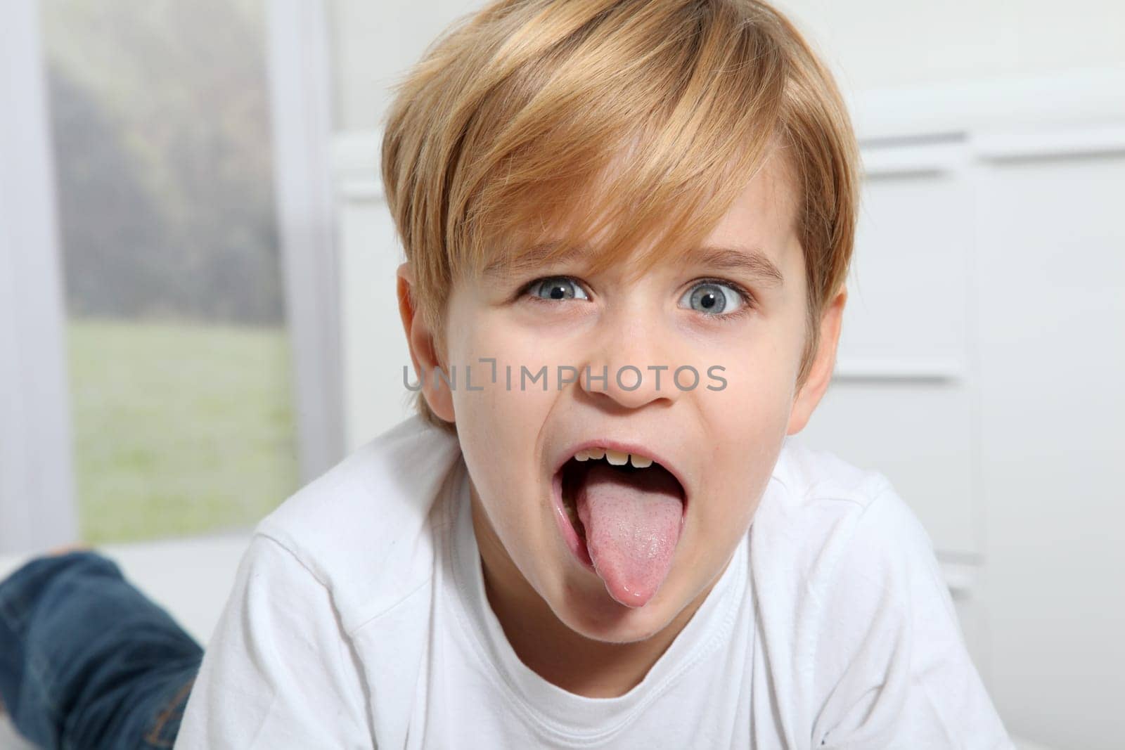 Portrait of 8-year-old boy