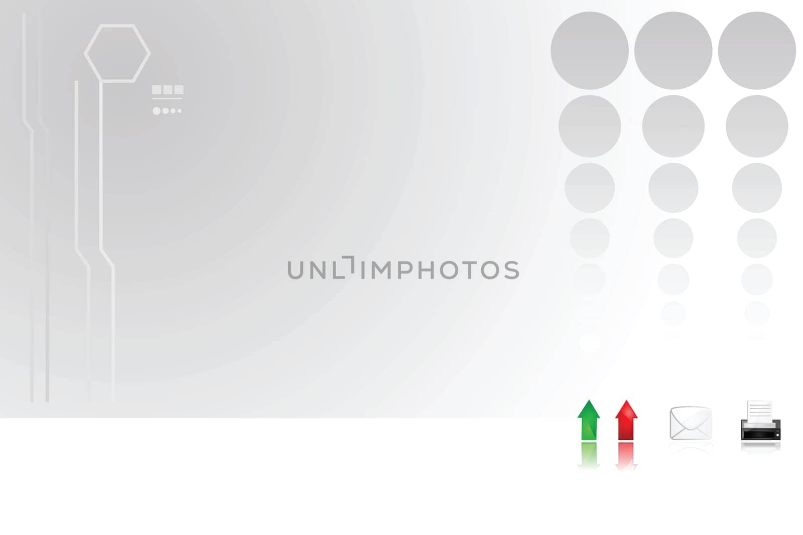 Modern abstract background with communication theme and icons