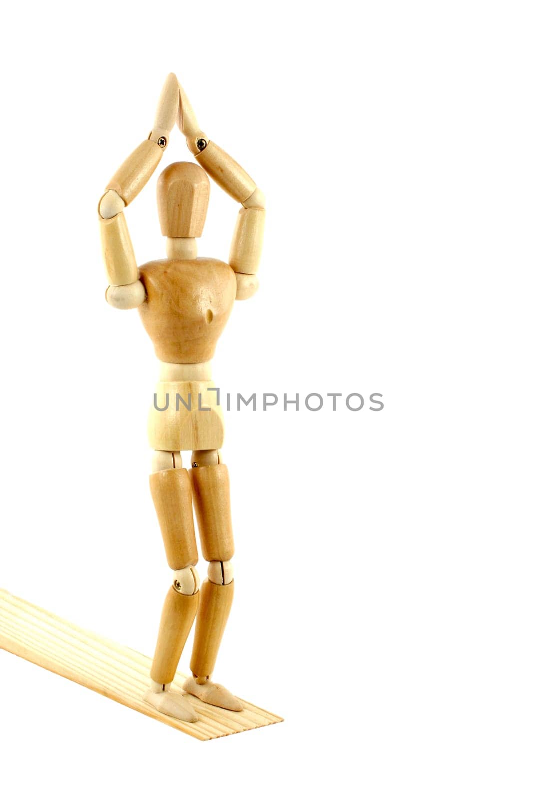 A isolated Diving Manikin