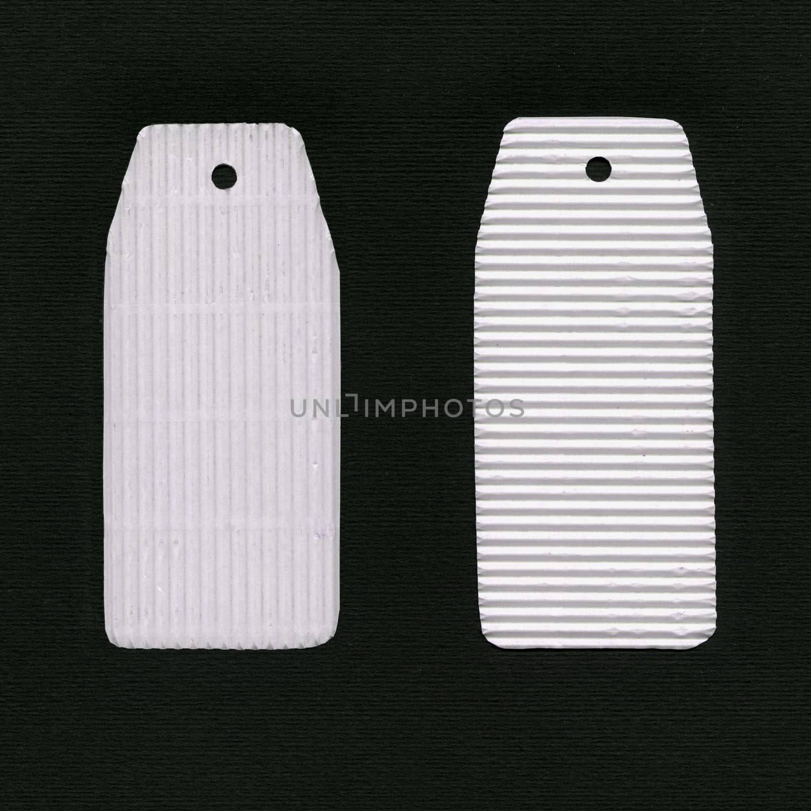 Tag label isolated over a white background