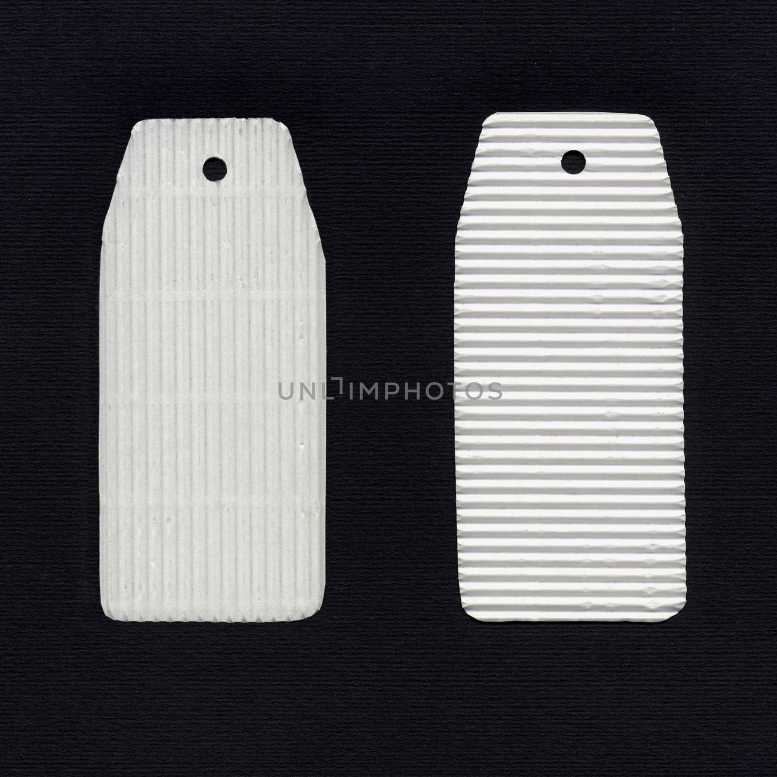 Tag label isolated over a white background