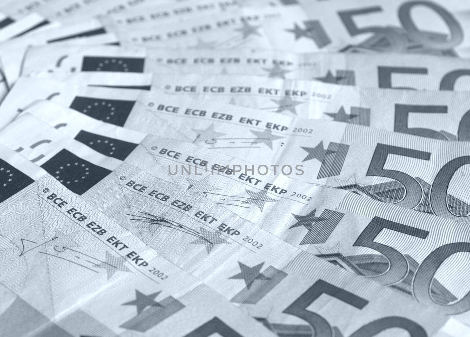 Euro bank notes money (European Union currency)