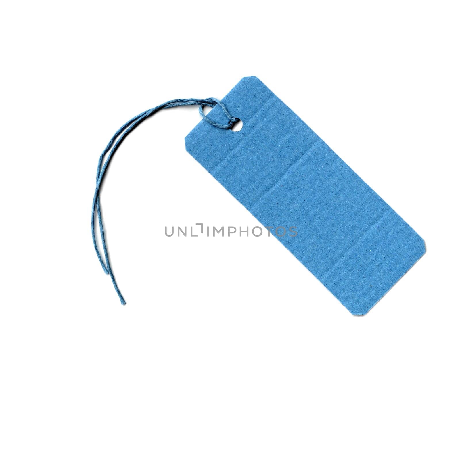 Price tag or address label with string