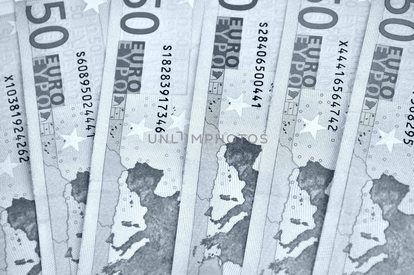 Euro banknote (currency of the European Union)