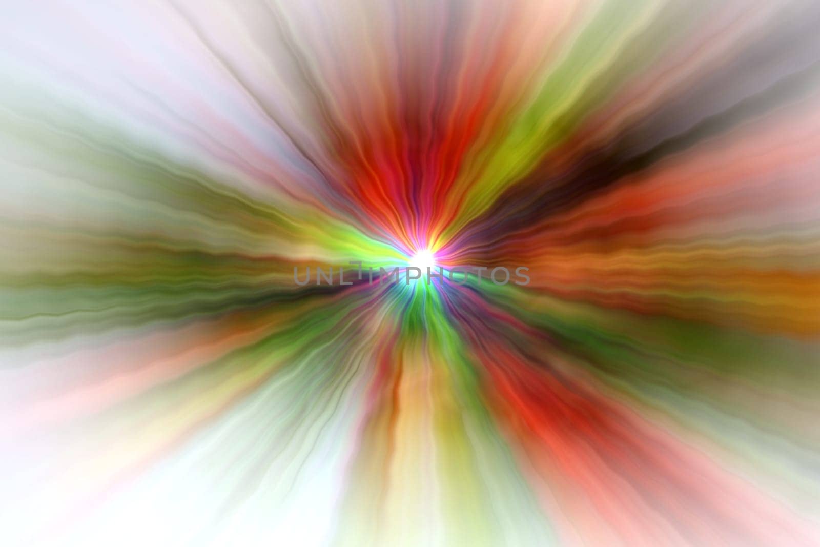 abstract color explosion on light background