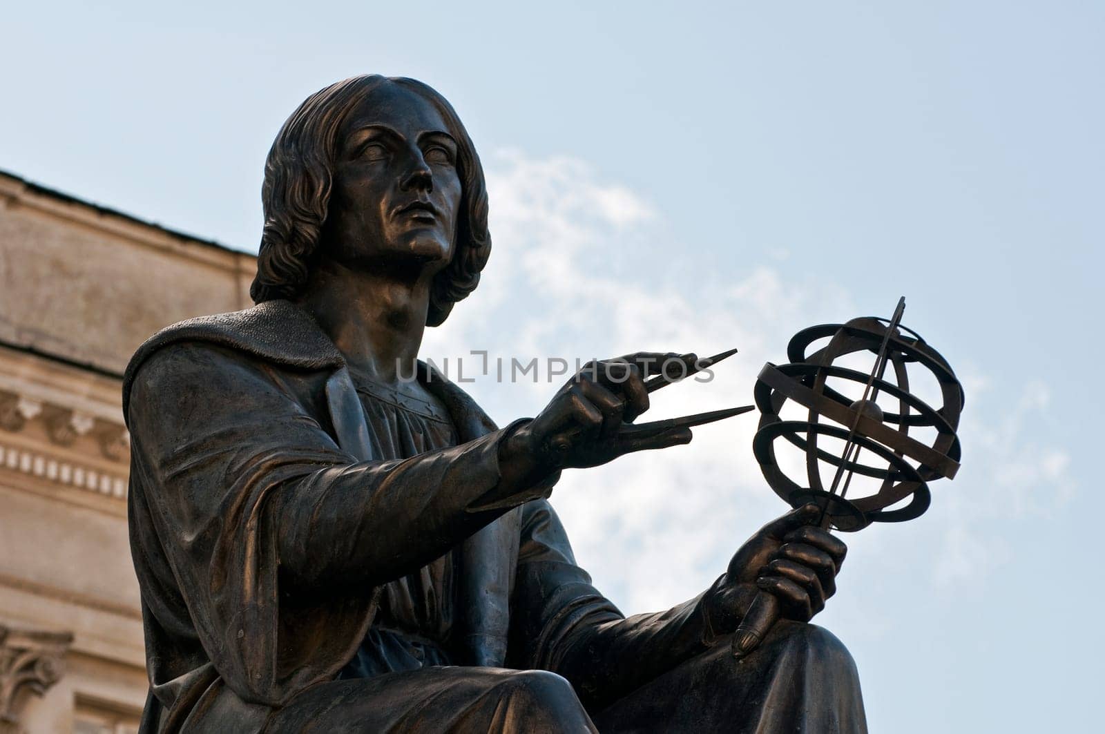 Statue of Nicolaus Copernicus in Warsaw, Poland.