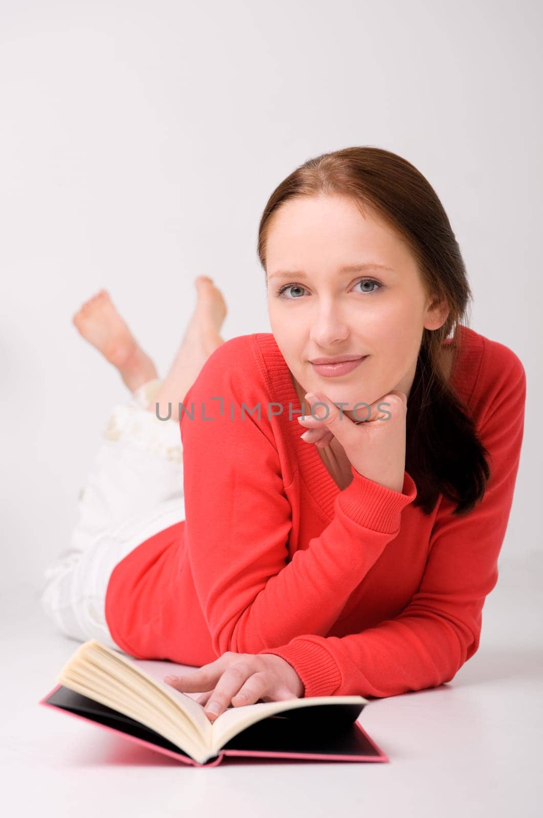 Studio shot of a young woman