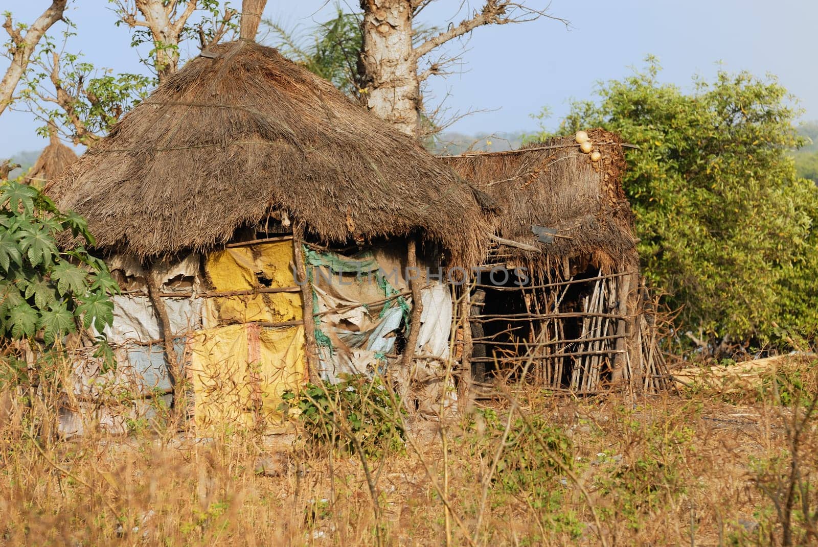 African tribal hut