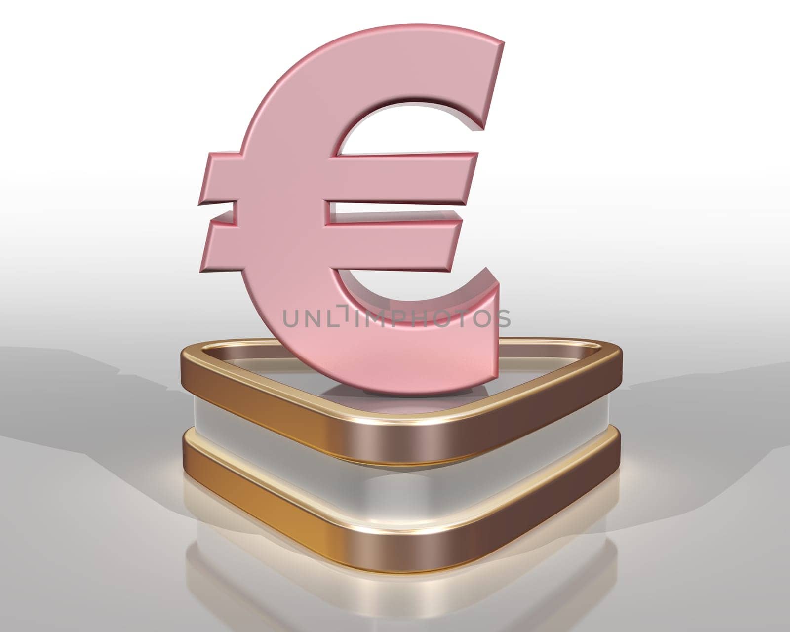 Illustration of the pink euro representing the purchasing power of the green consumer