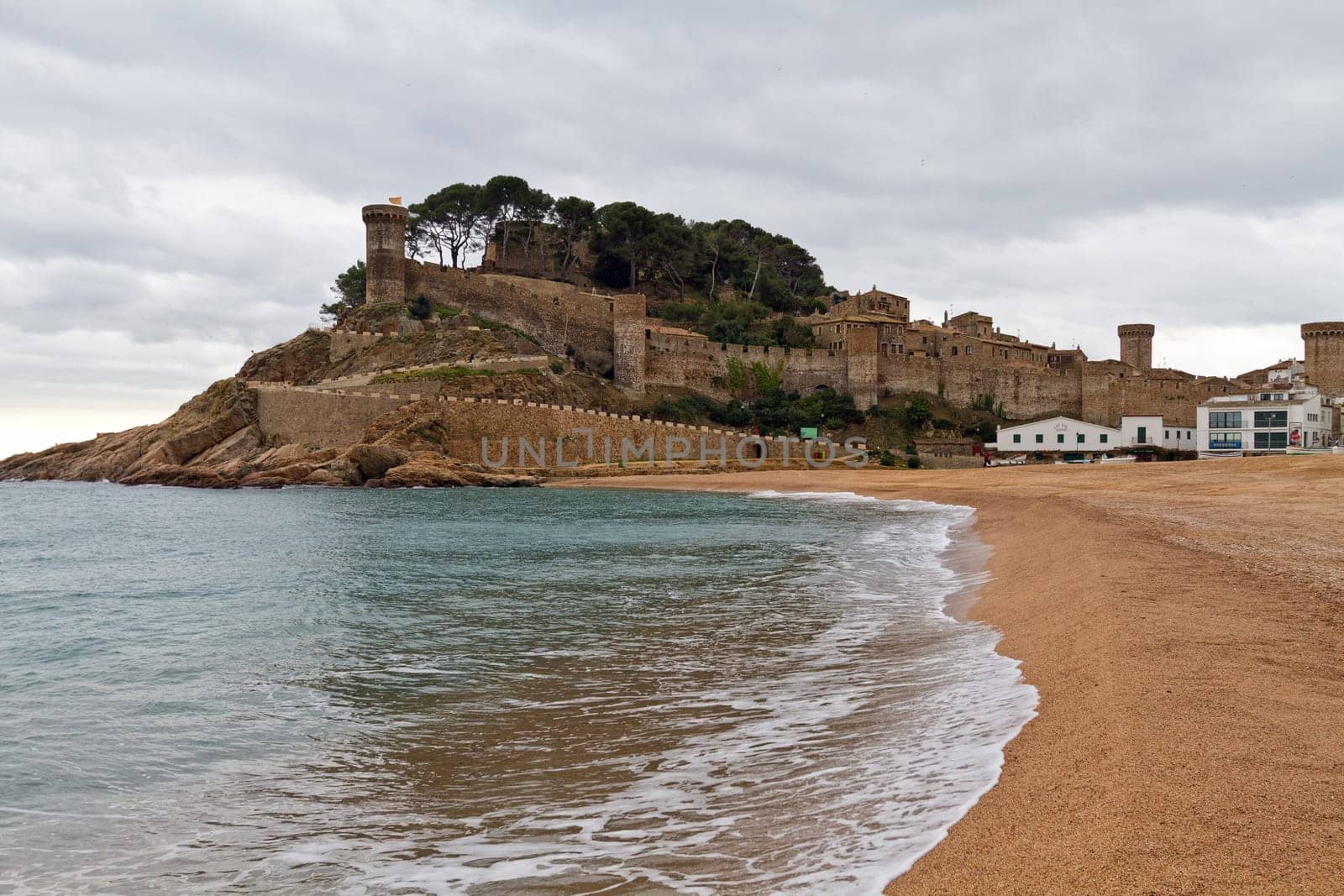 Tower Tossa de Mar, Spain, resorts typical Catalan