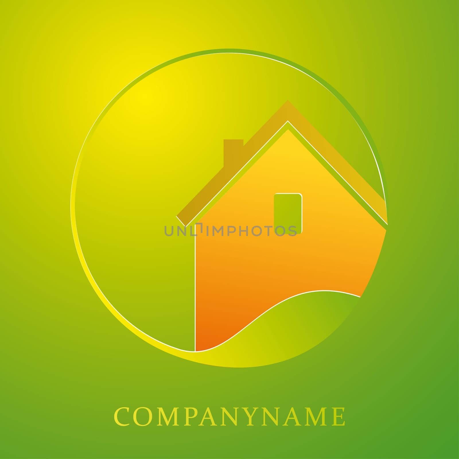 Illustration for housing business, construction, ecologicy