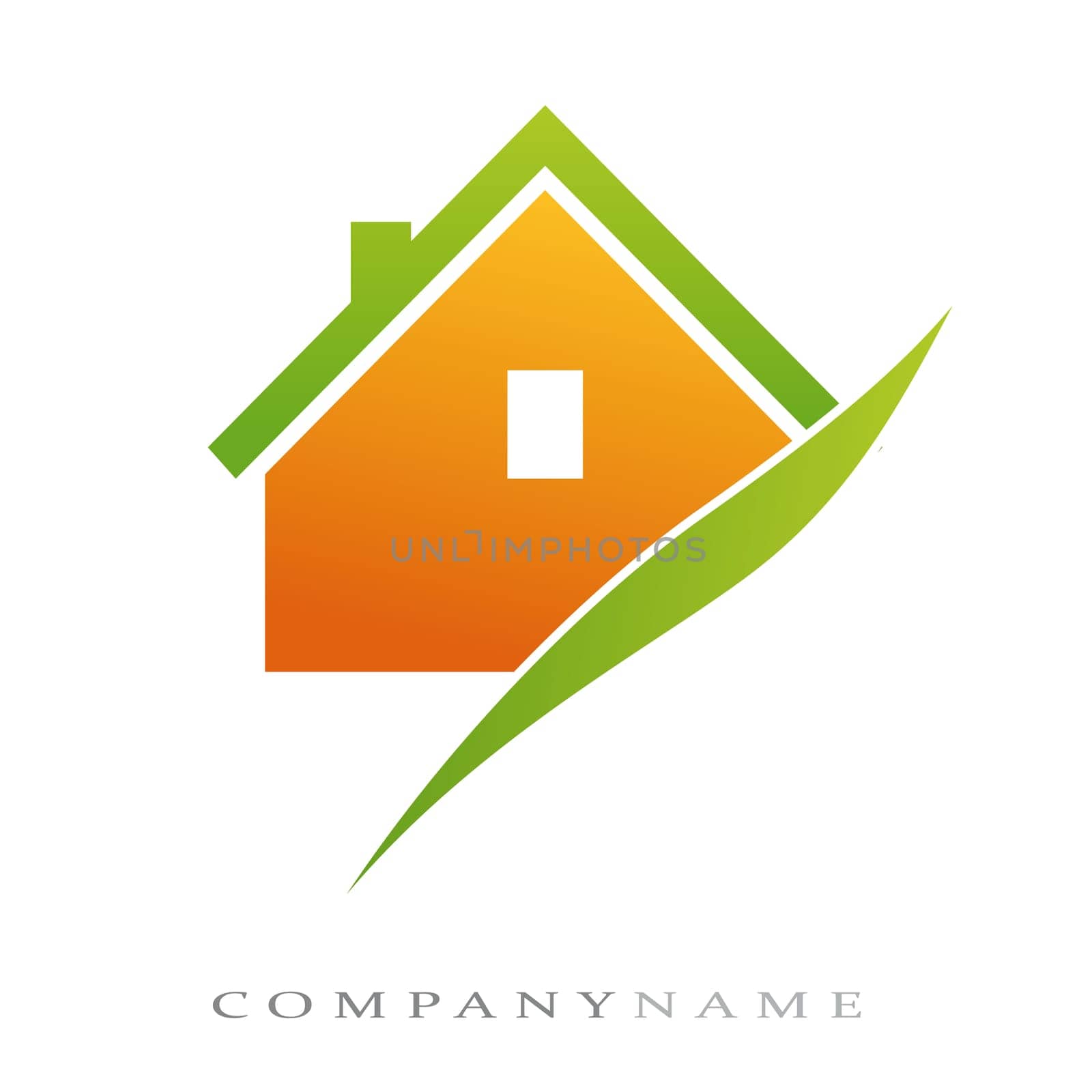 Logotype for housing, with new energies