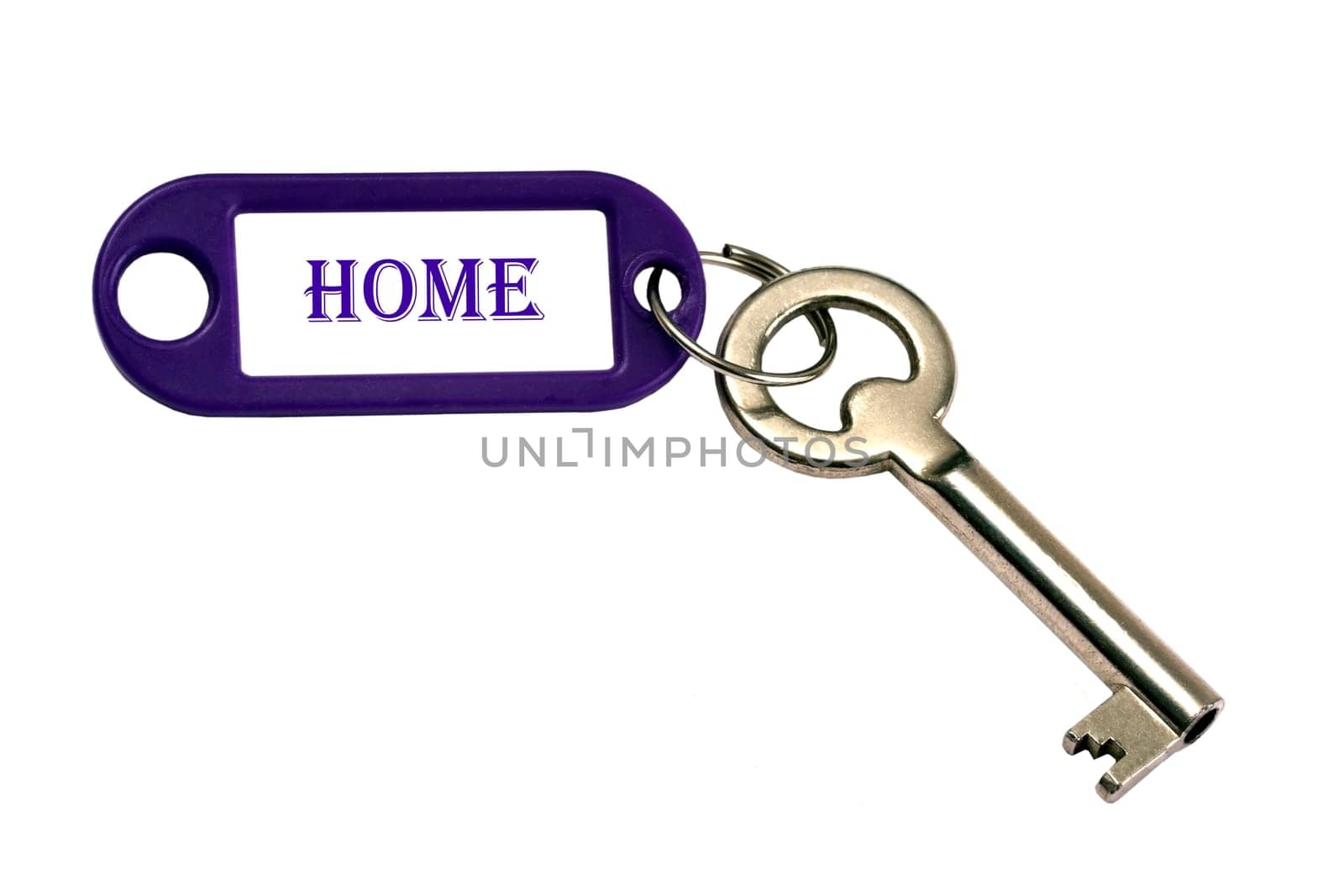 Home key isolated on white