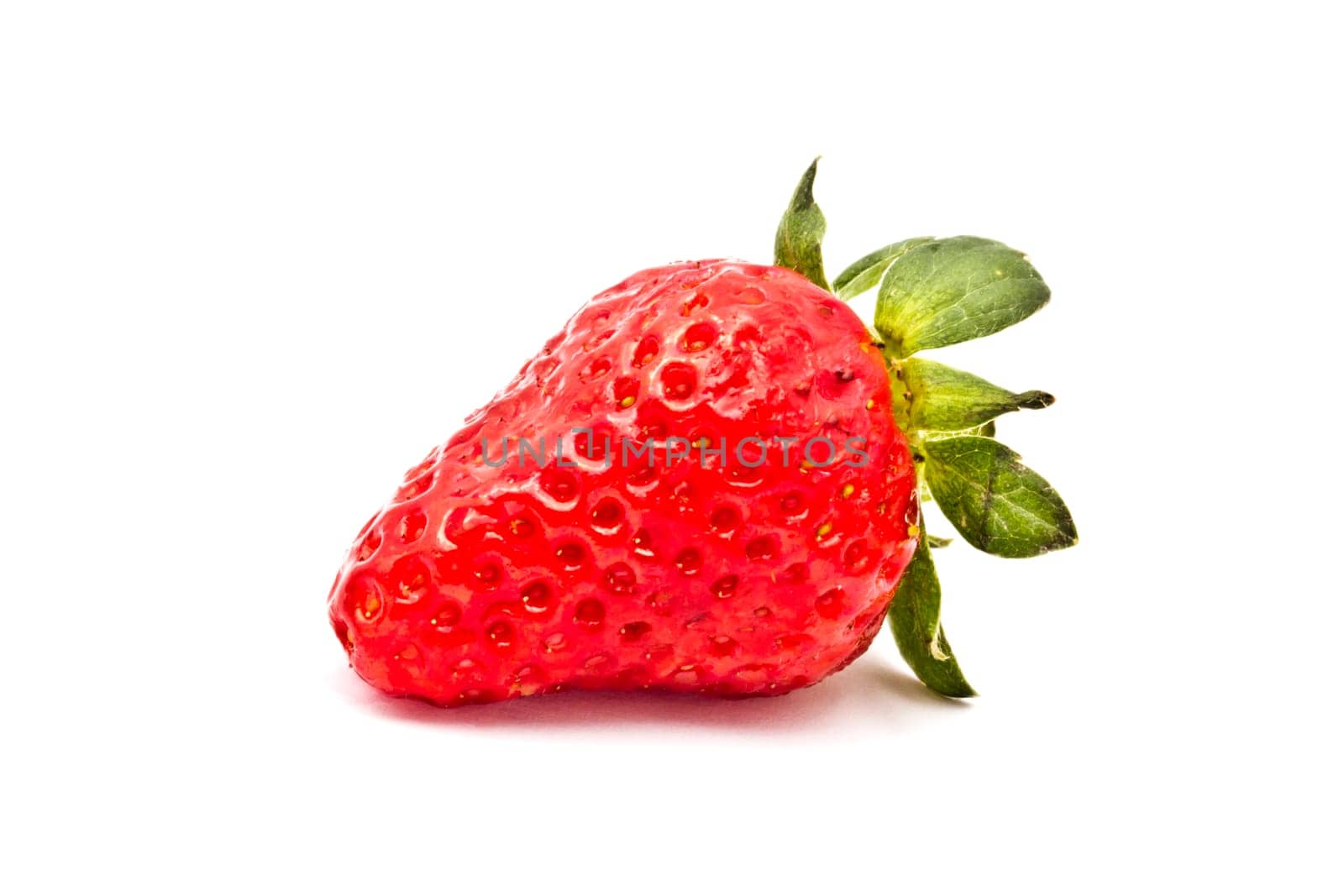 Fresh strawberry isolated on white background