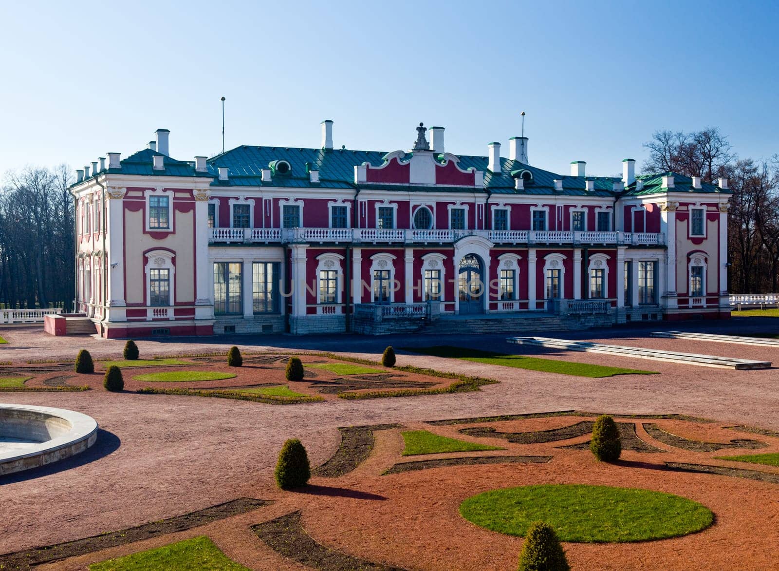 The Kadriorg Palace was built by Tsar Peter the Great in the 18th Century