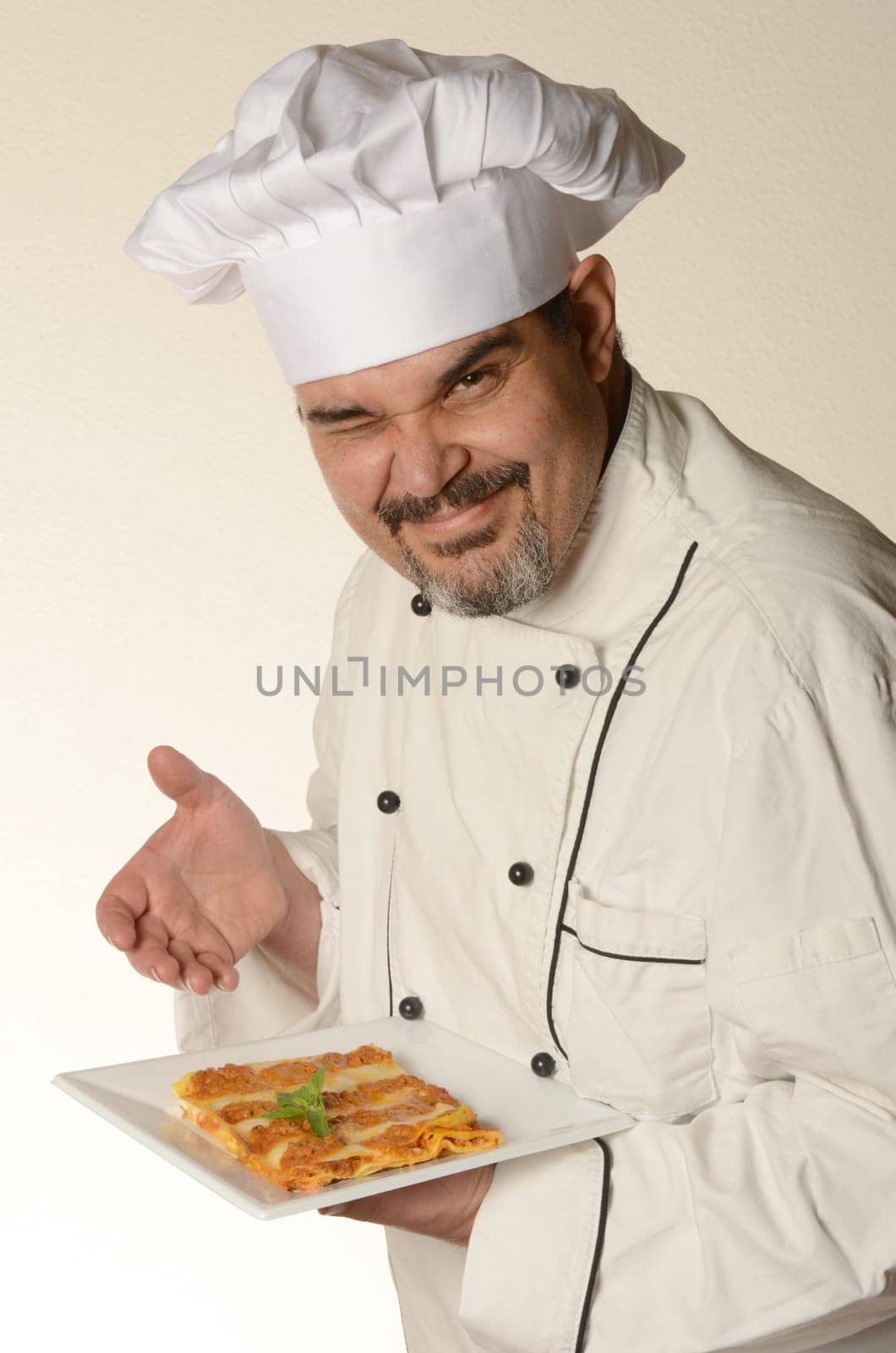 cook with lasagna