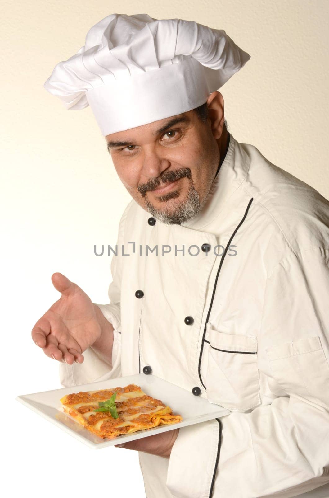 cook with lasagna