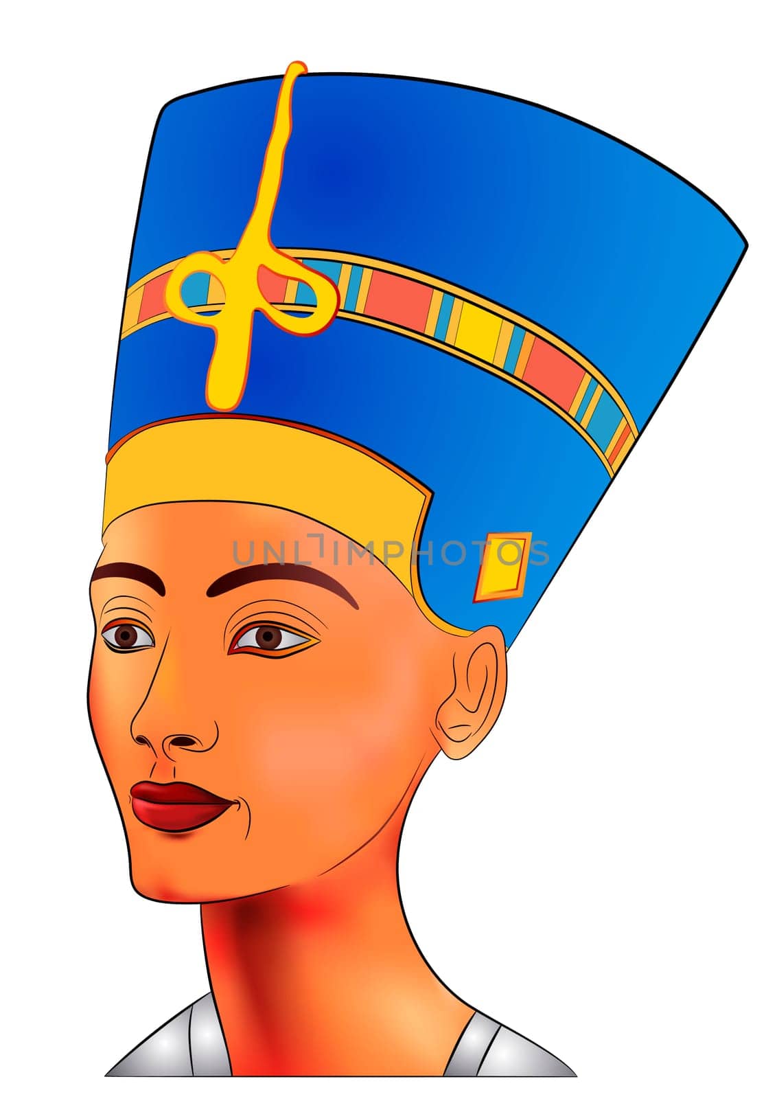Image of the queen of ancien Egypt - Nefertiti