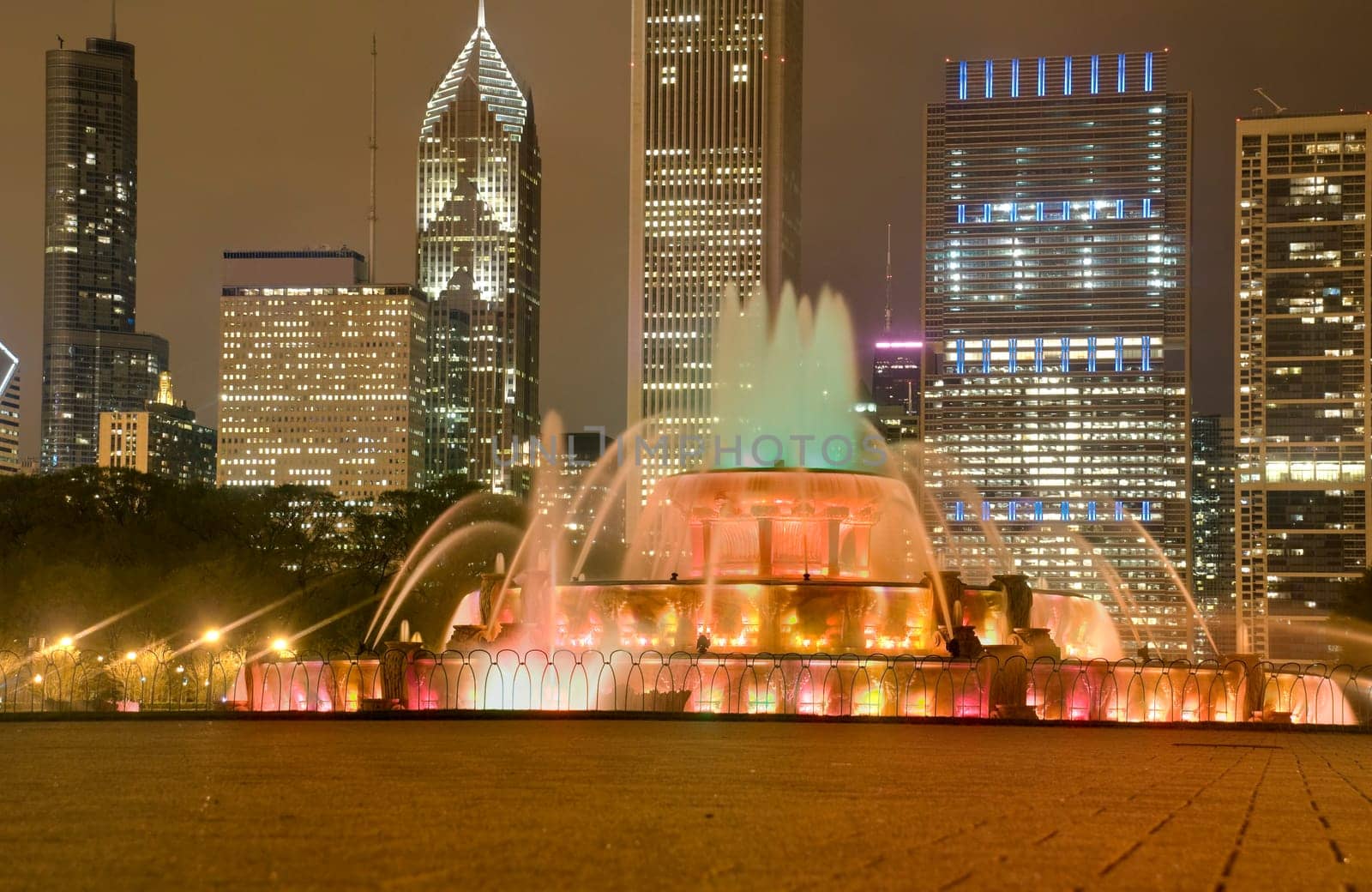 Buckingham Fountain in Chicago.
