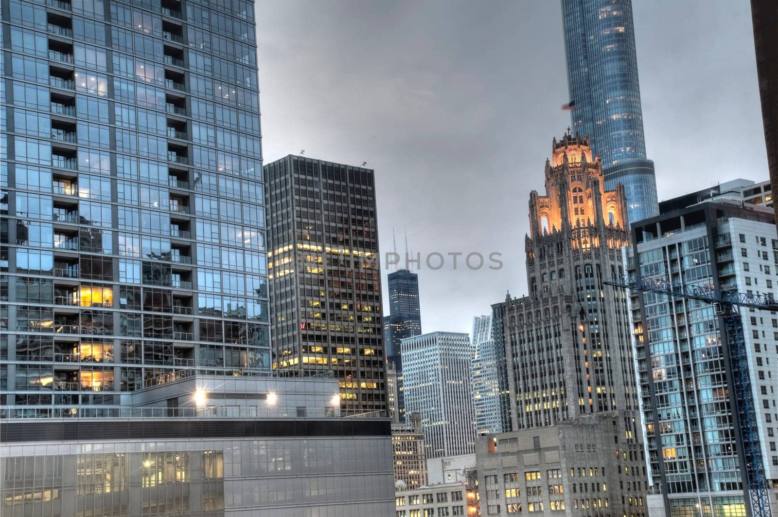 HDR of Chicago Architecture