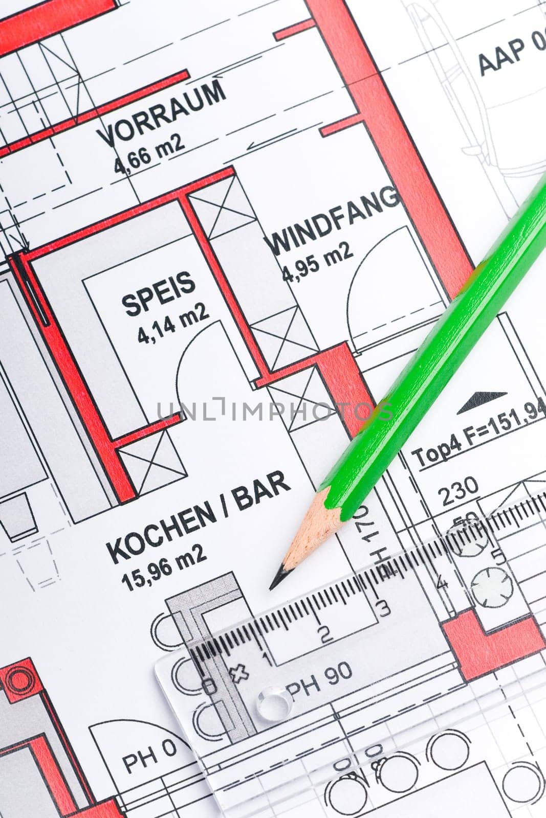 Design and plan for a house to live in