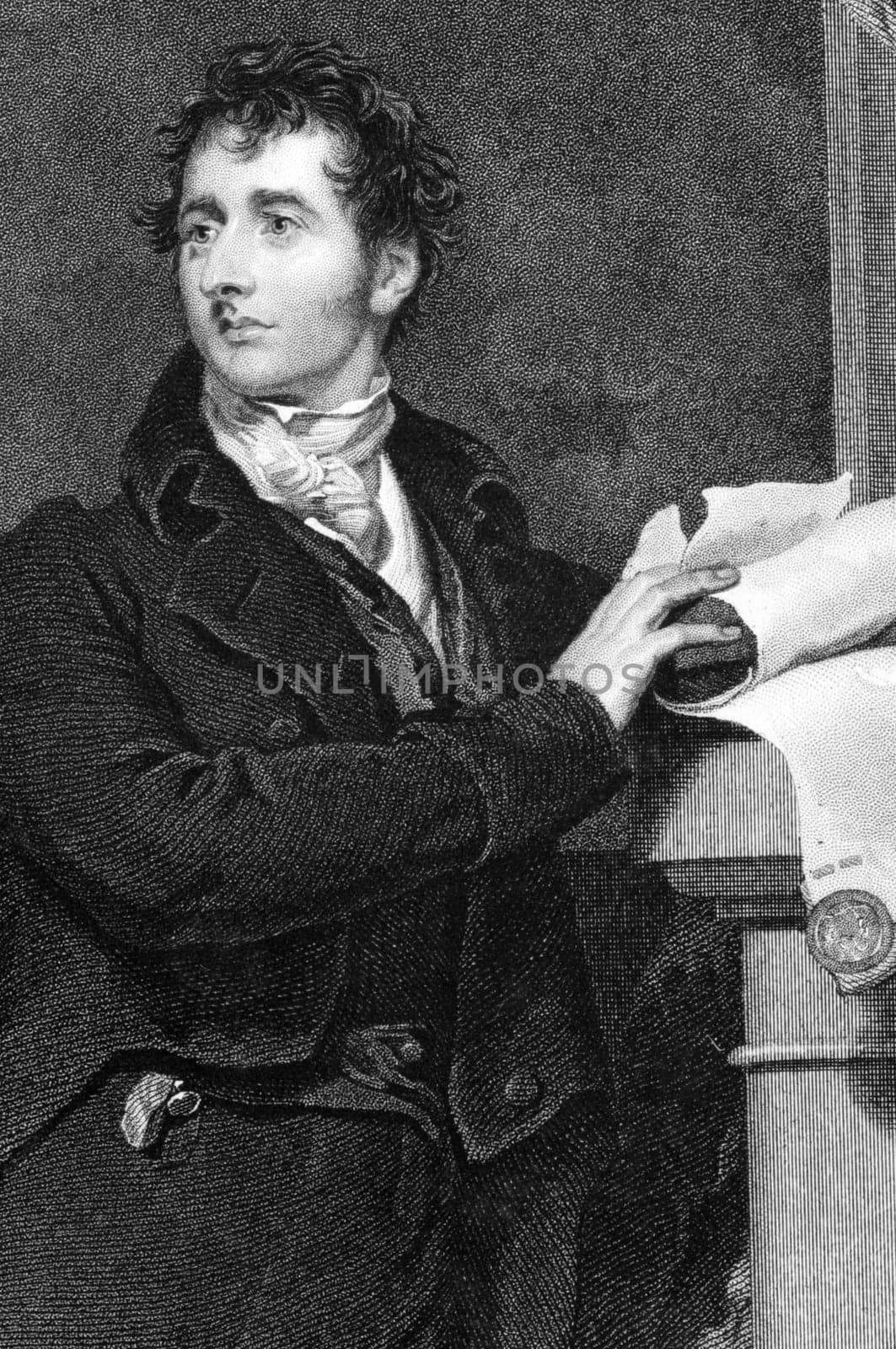 Sir Francis Burdett, 5th Baronet (1770-1844) on engraving from 1844. English reformist politician. Engraved by J.Morrison after a painting by T.Lawrence and published by Fisher, Son &amp  Co London.