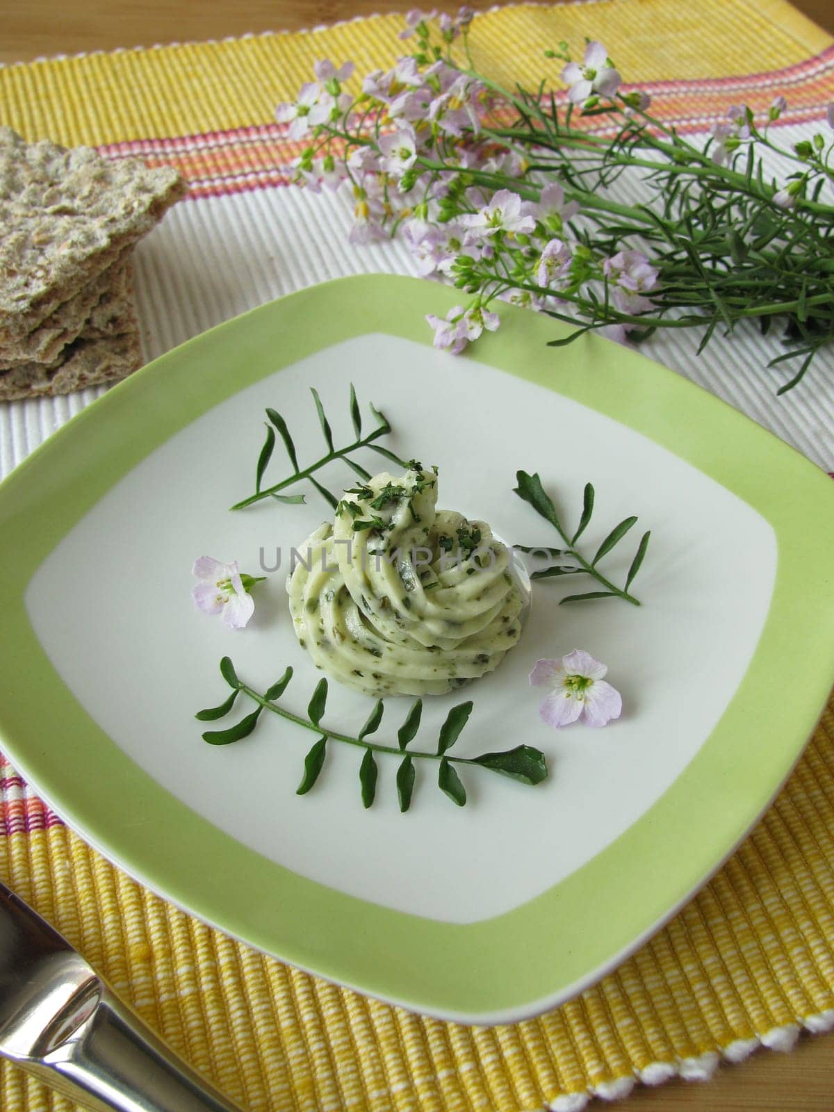 Herb butter with meadowfoam